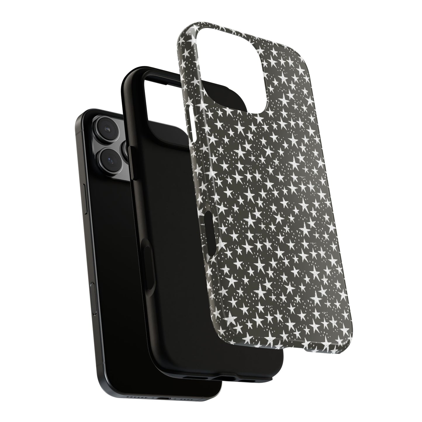 Halloween Stars Black - iPhone Case