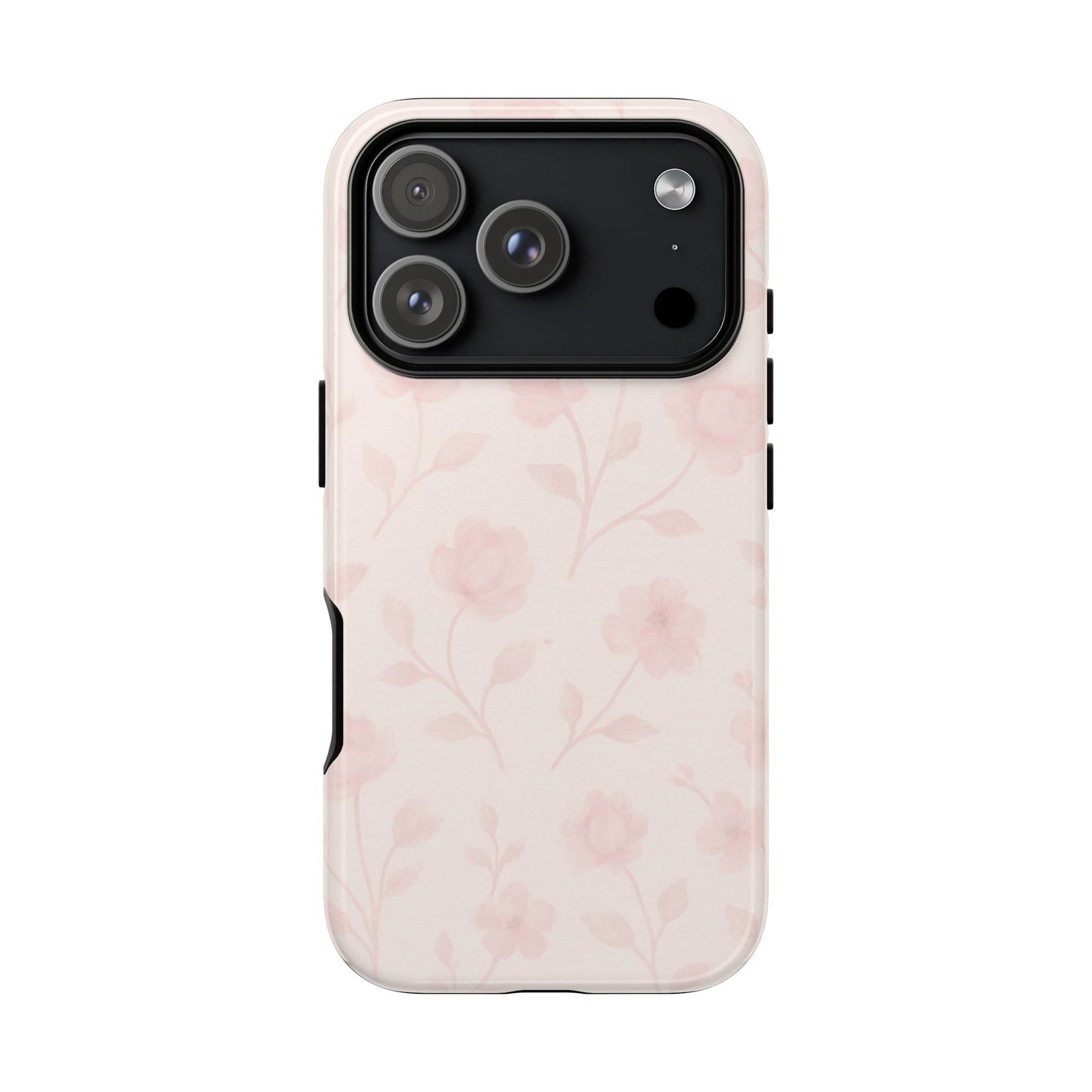 Ballet Pink Vintage Florals - iPhone Case