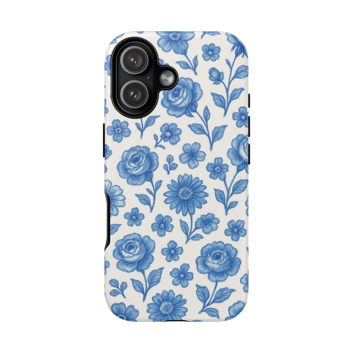 Blue Flowers - iPhone Case