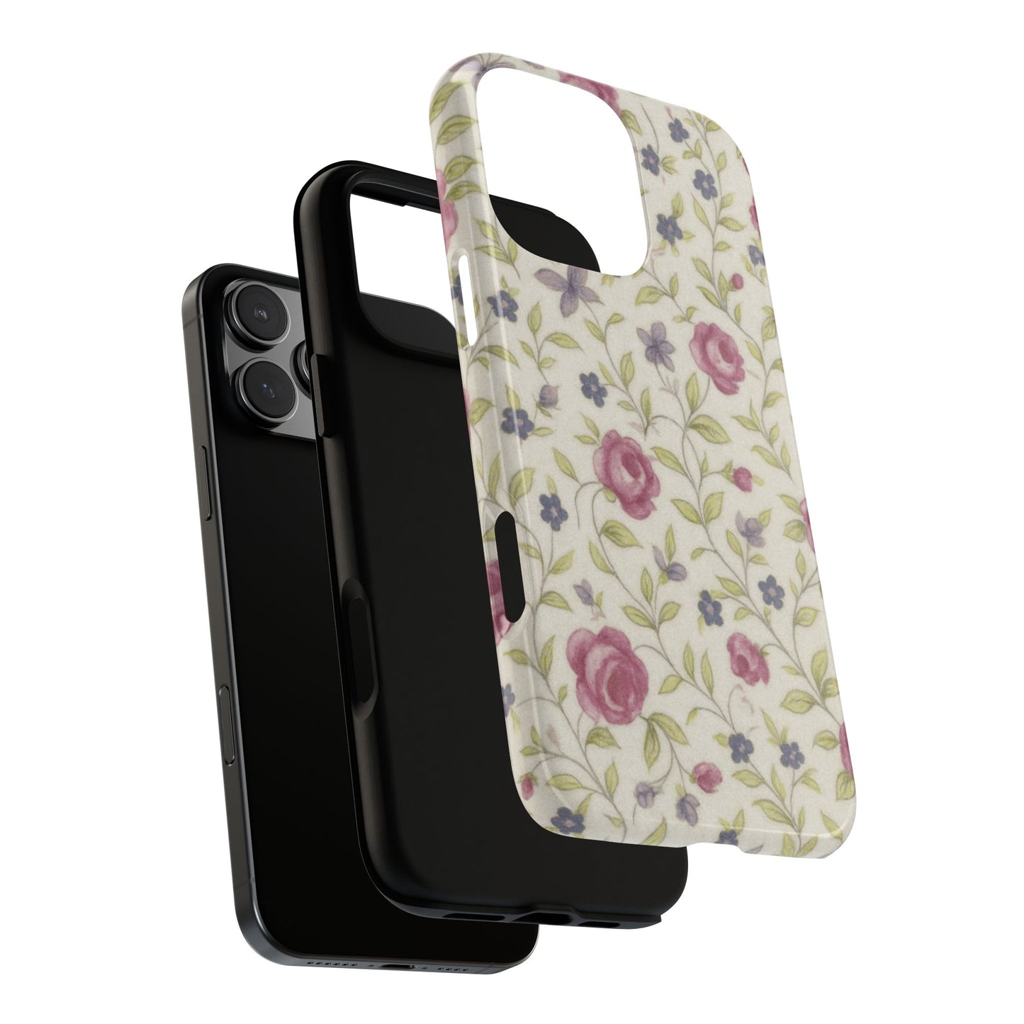 Too Sweet Porcelain Vintage Florals - iPhone Case