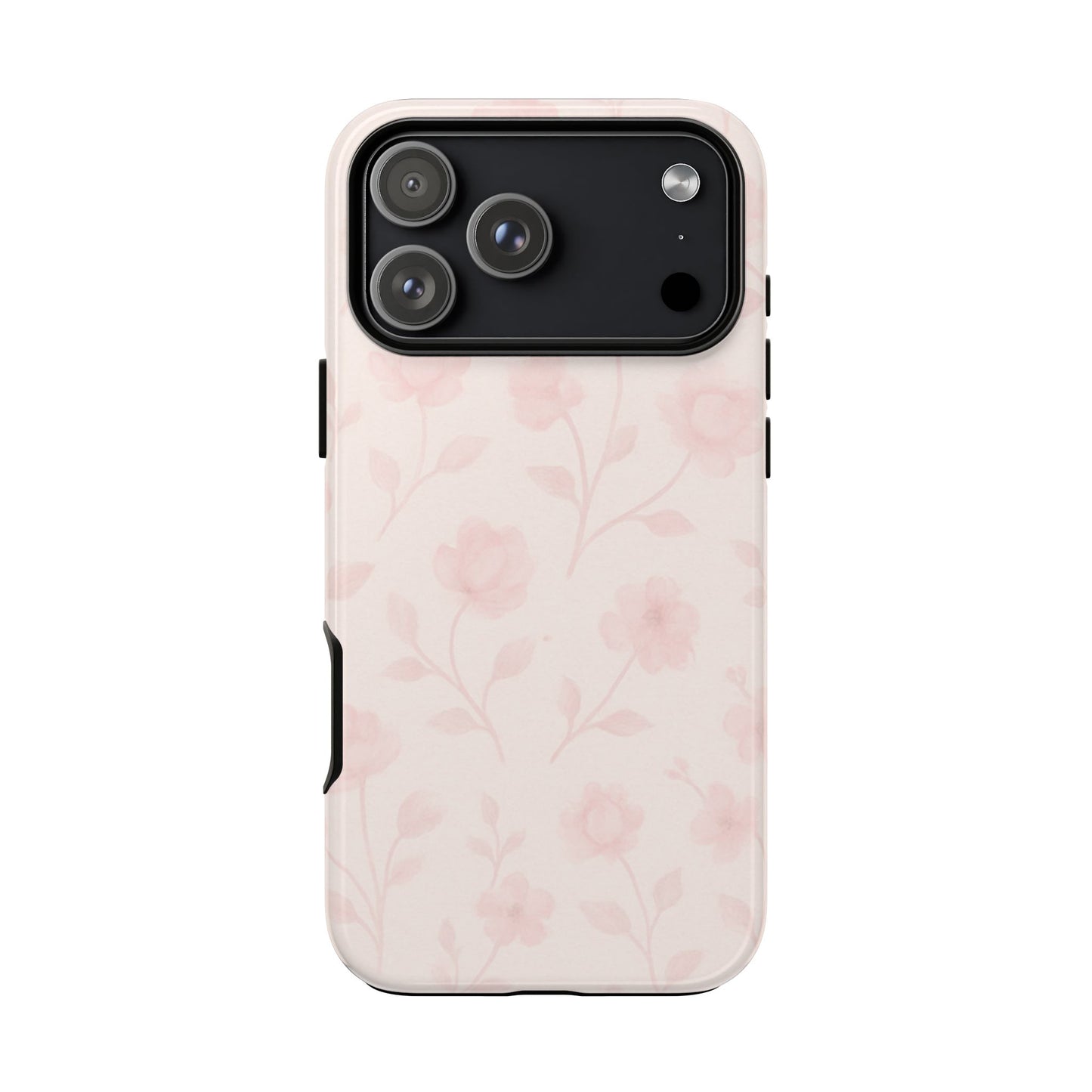 Ballet Pink Vintage Florals - iPhone Case