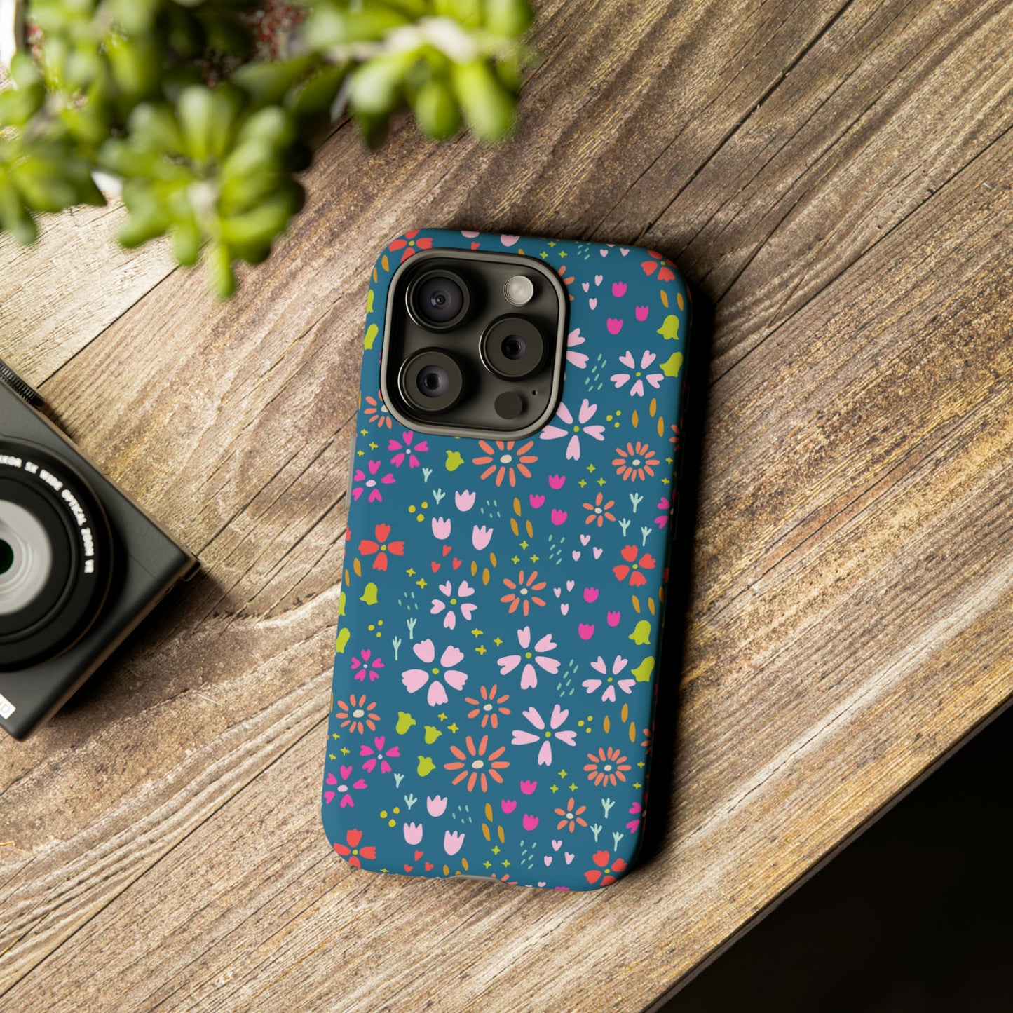 Blue Spring Florals - iPhone Case