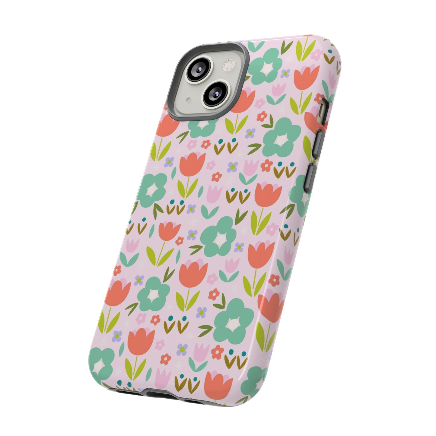 Mod Pink Flowers - iPhone Case