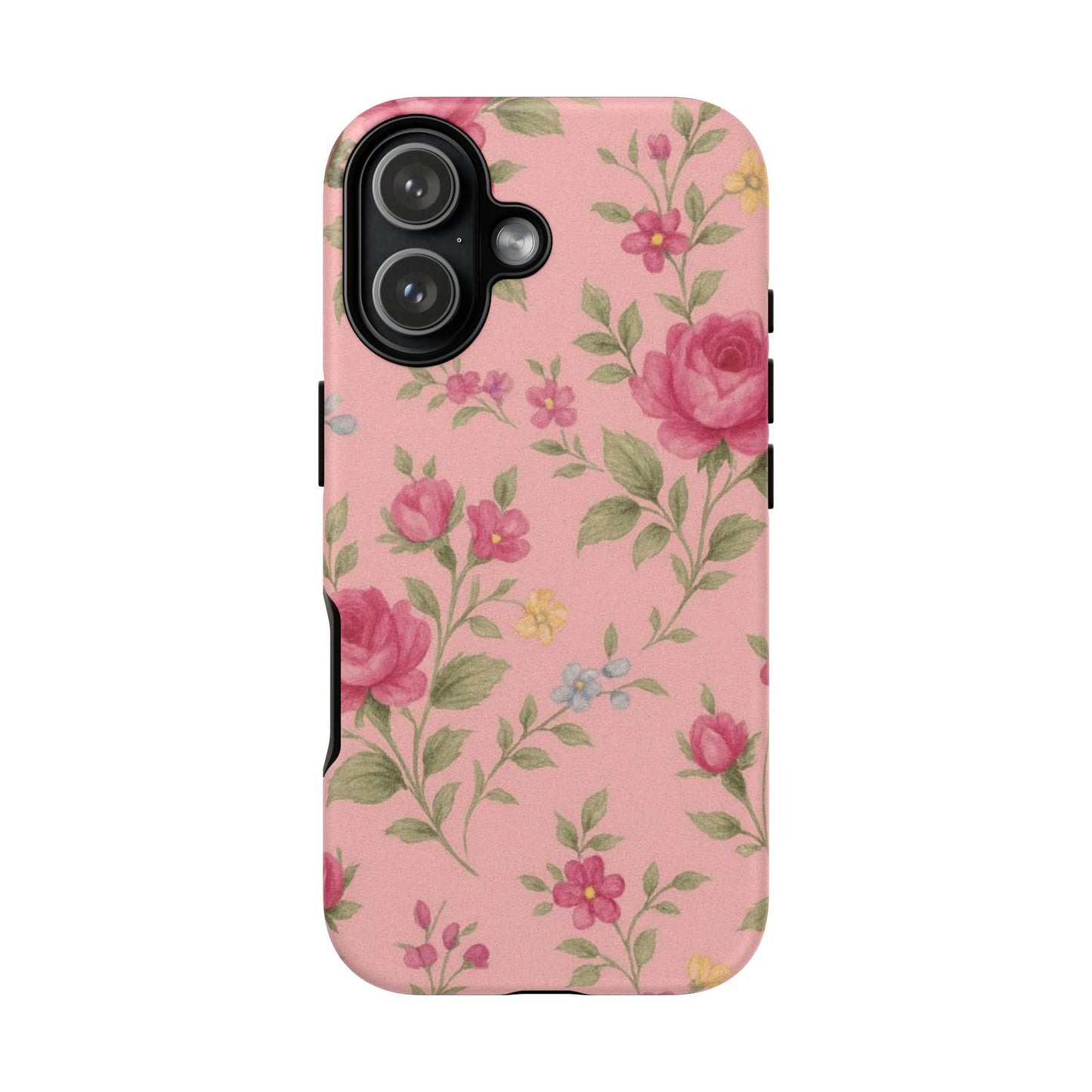 Pink Porcelain Vintage Florals - iPhone Case