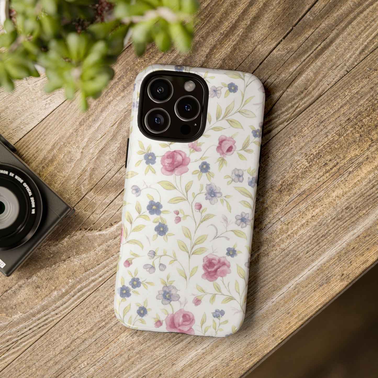 Sweet Porcelain Vintage Florals - iPhone Case