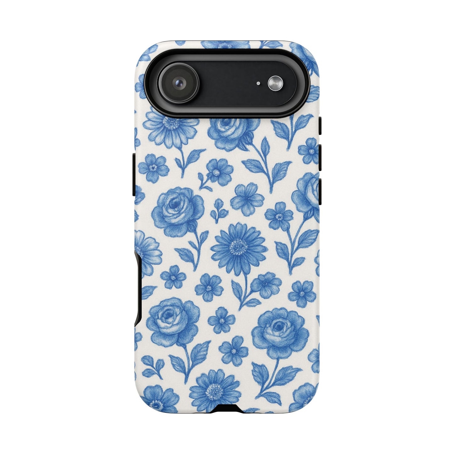 Blue Flowers - iPhone Case