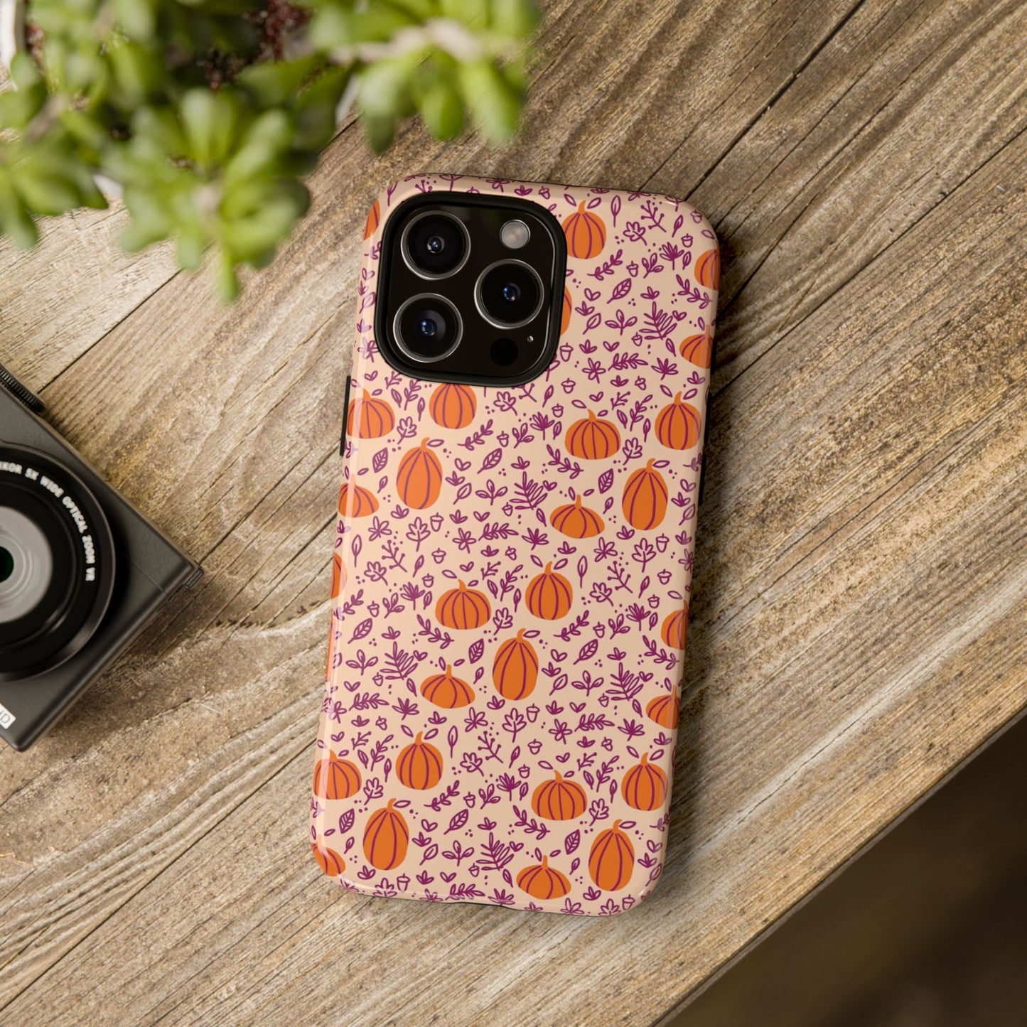 Pumpkin and Doodles Florals - iPhone Case