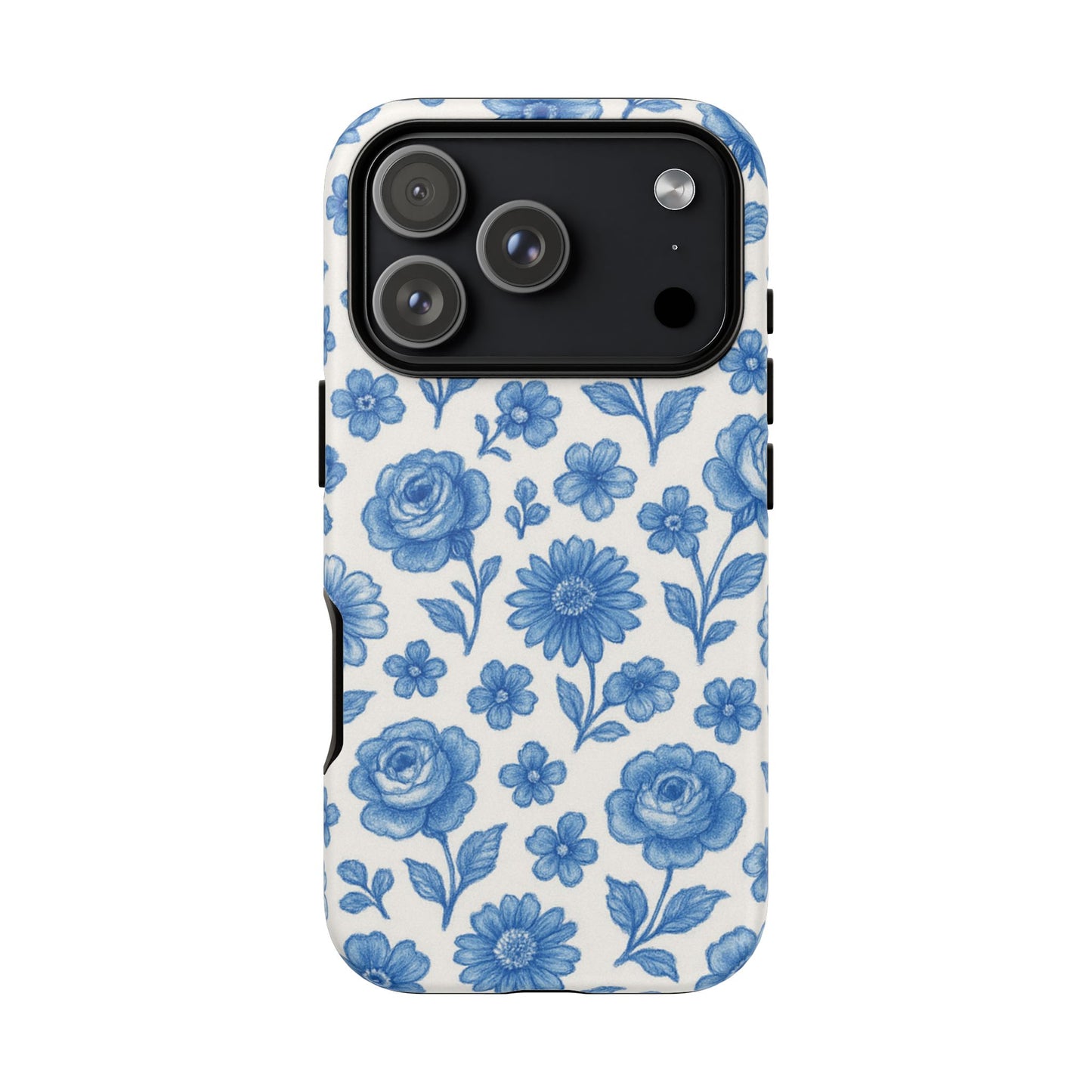 Blue Flowers - iPhone Case