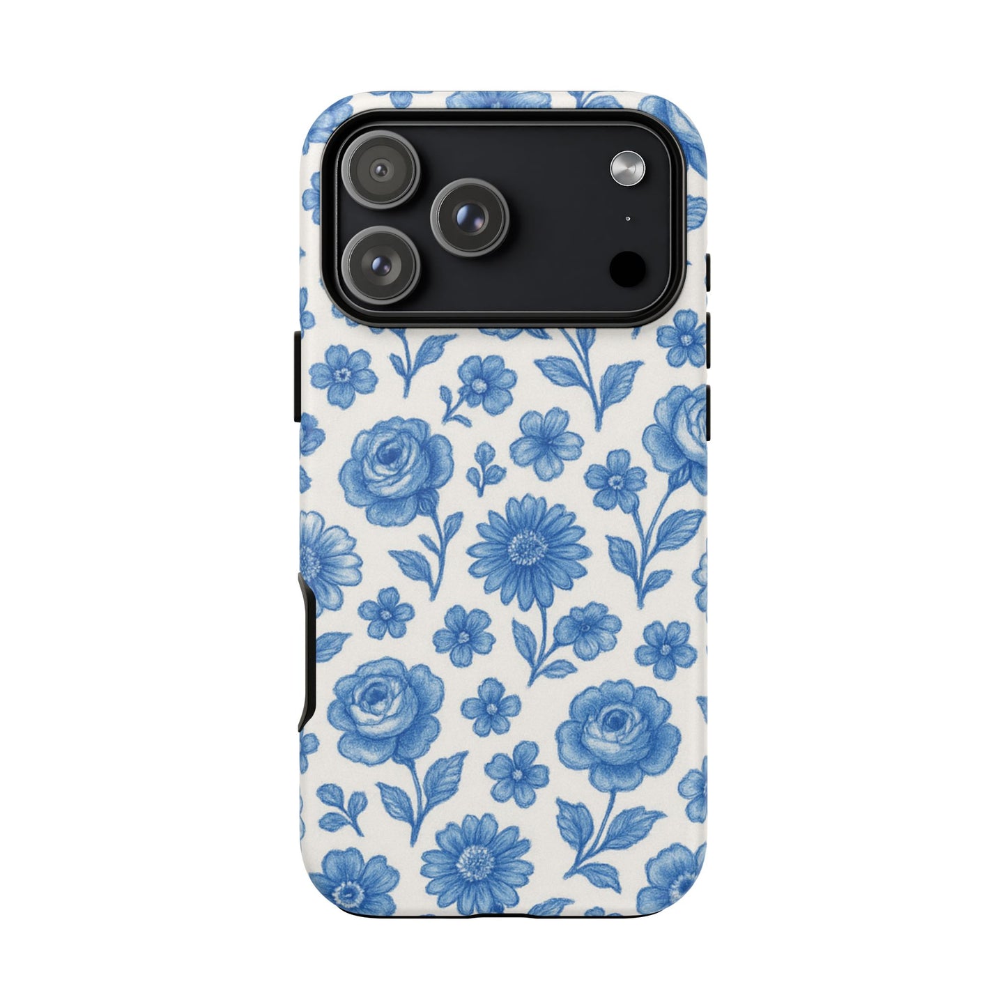 Blue Flowers - iPhone Case