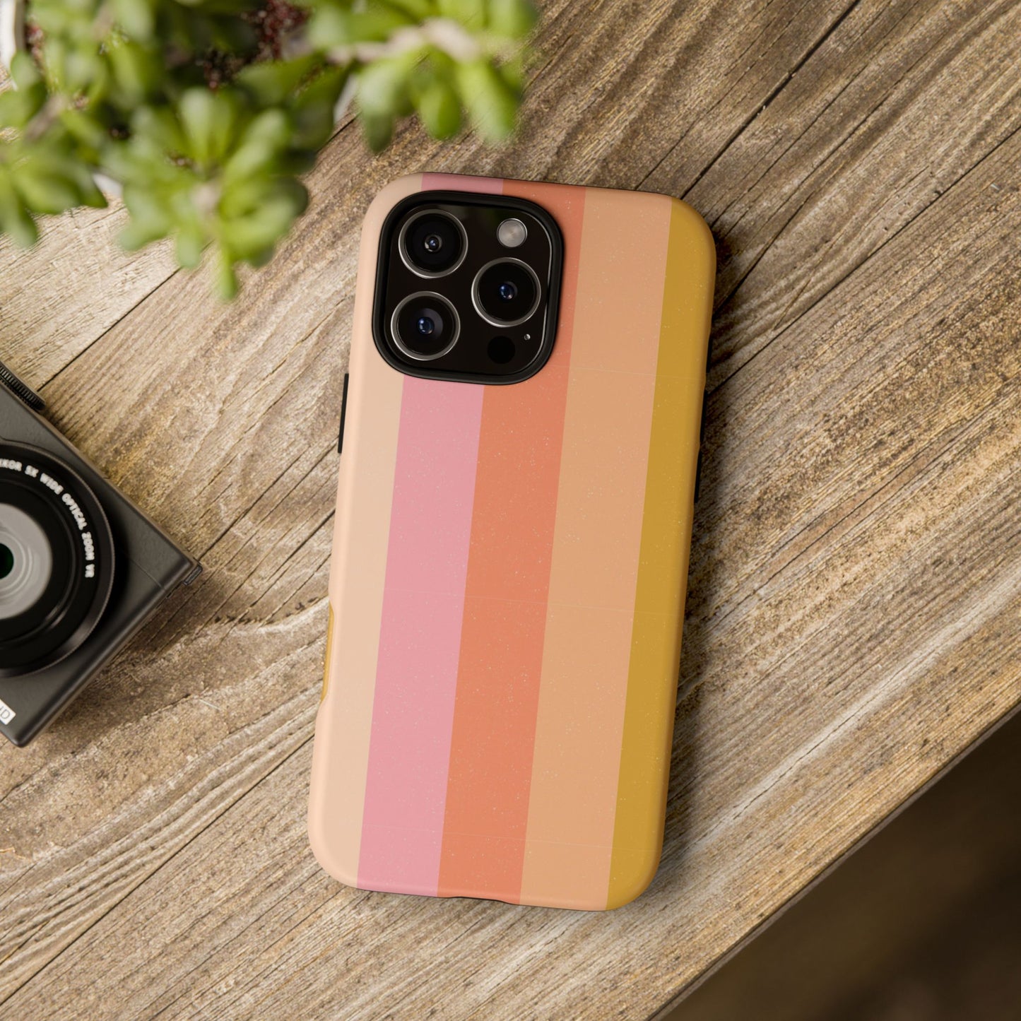Boho Autumn Stripes - iPhone Case