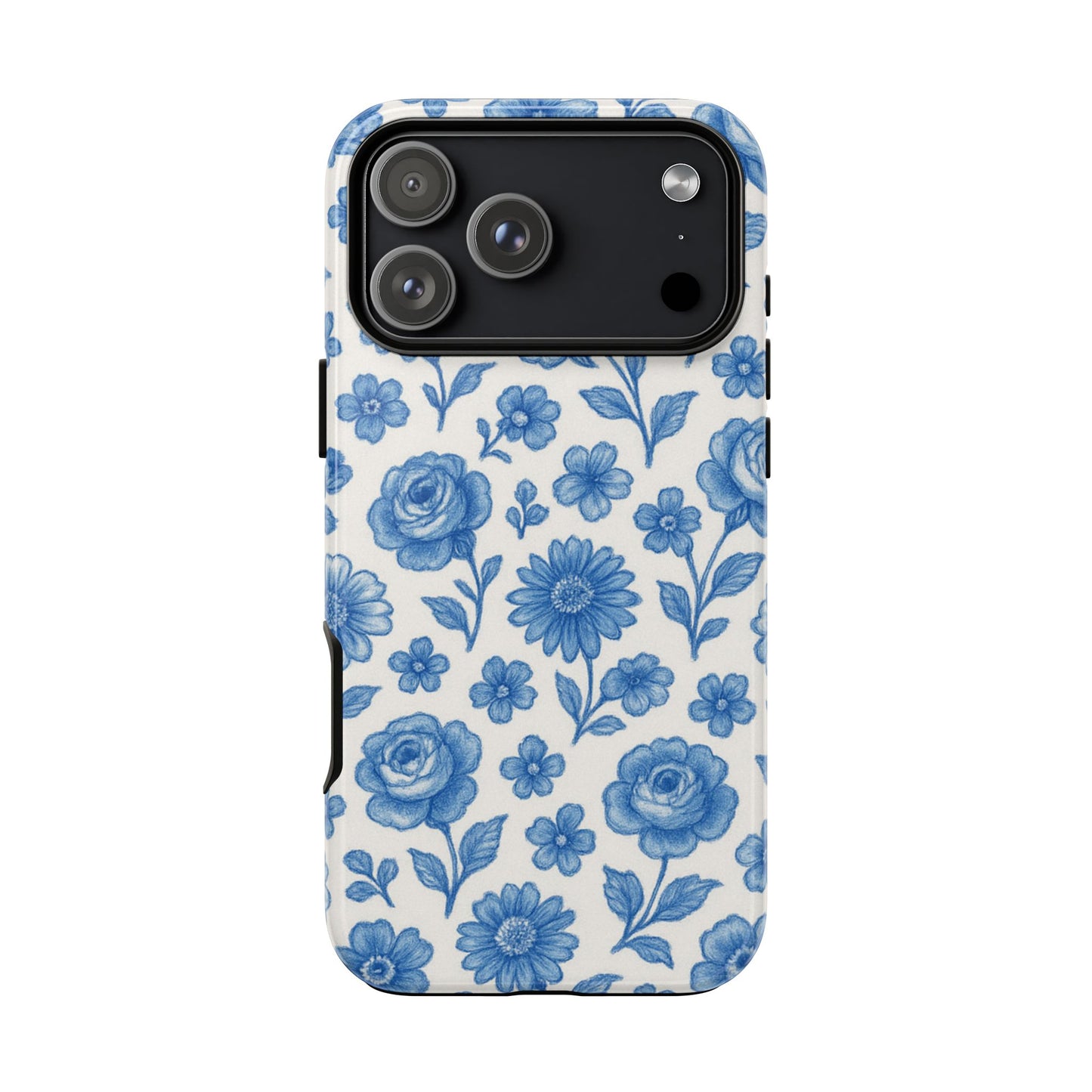 Blue Flowers - iPhone Case