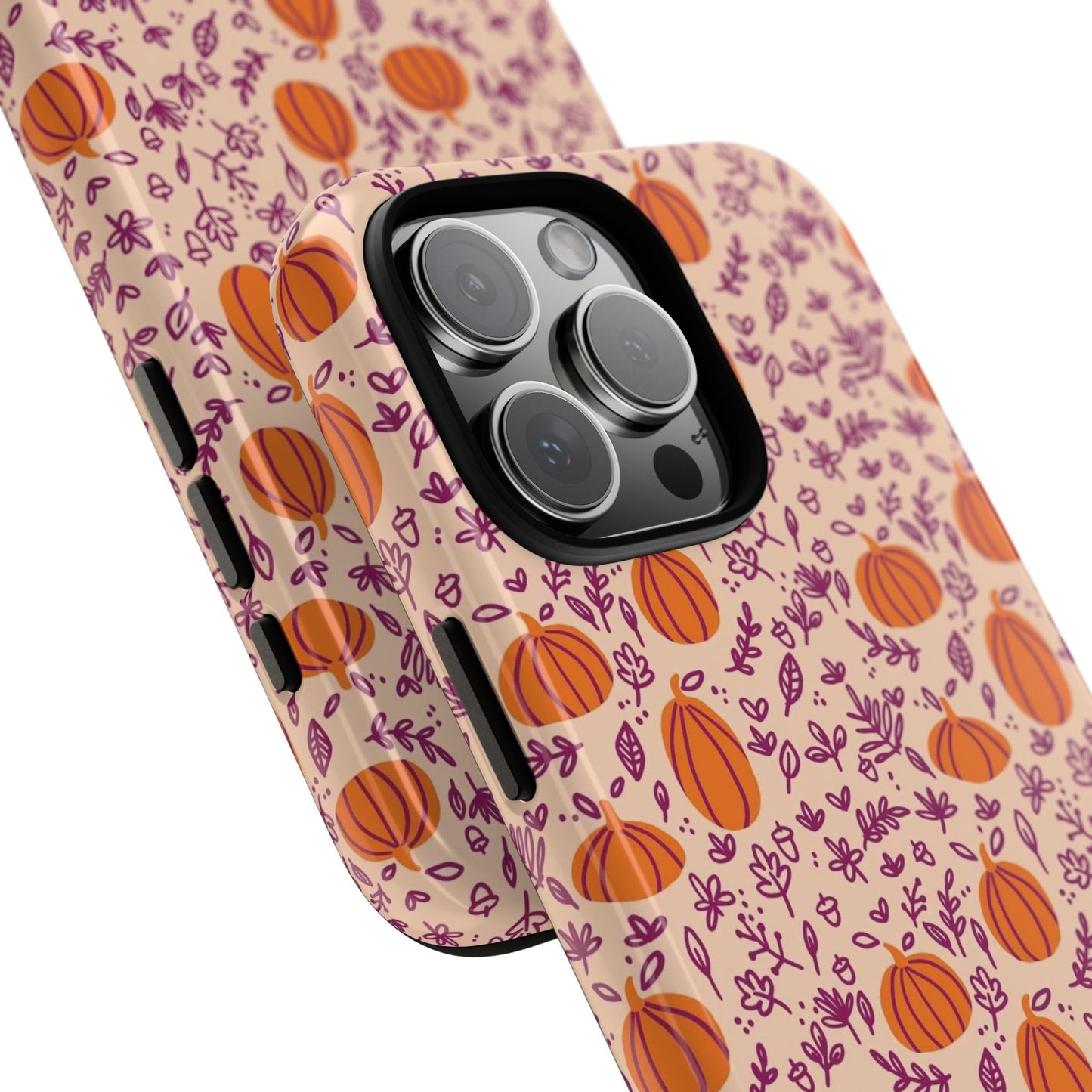 Pumpkin and Doodles Florals - iPhone Case