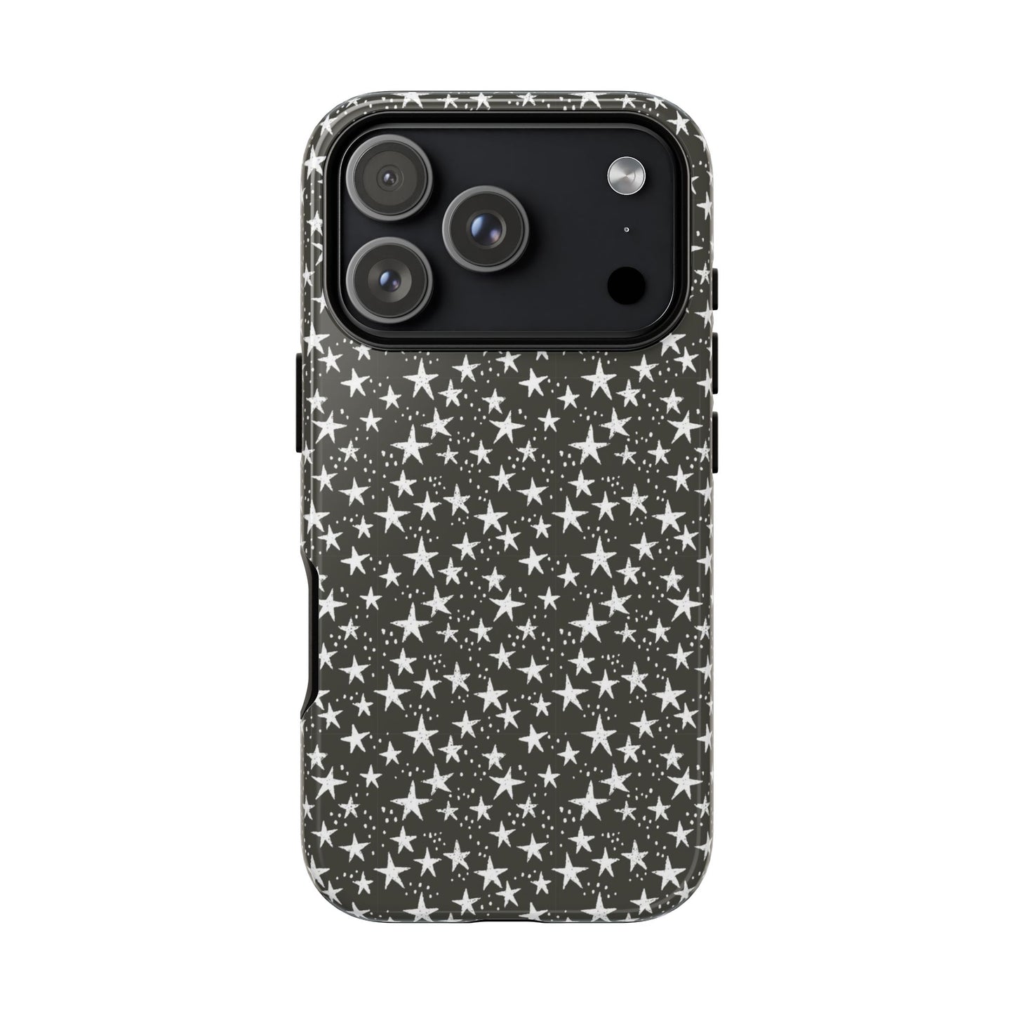 Halloween Stars Black - iPhone Case