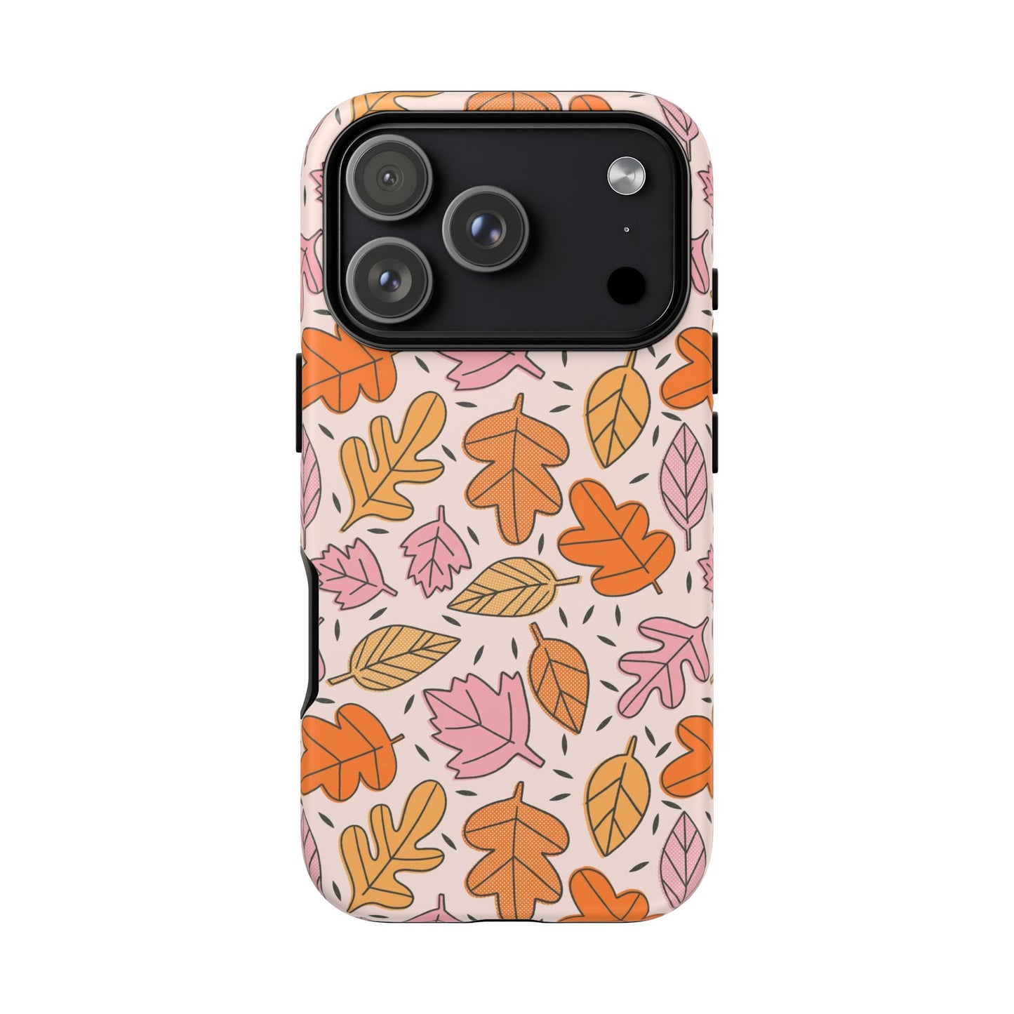 Doodled Fall Leaves - iPhone Case