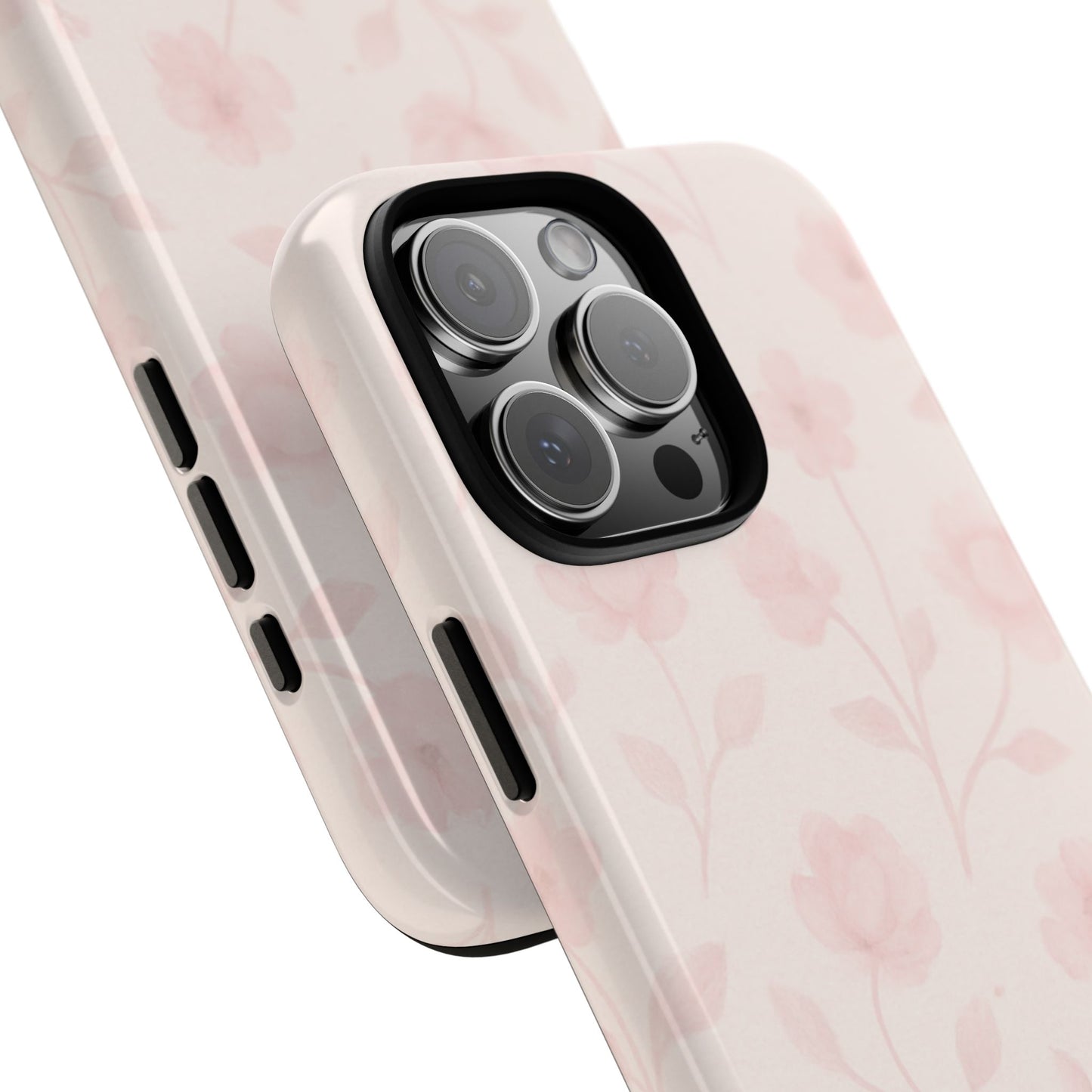 Ballet Pink Vintage Florals - iPhone Case