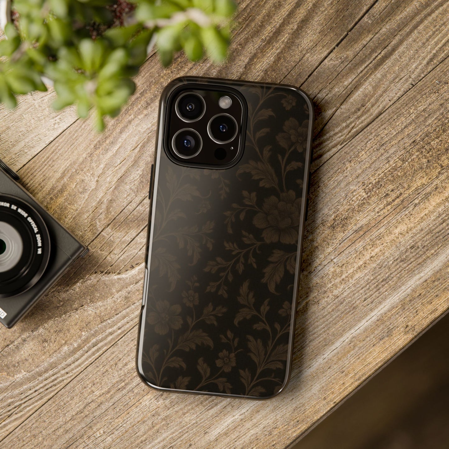 Midnight Vintage Florals - iPhone Case
