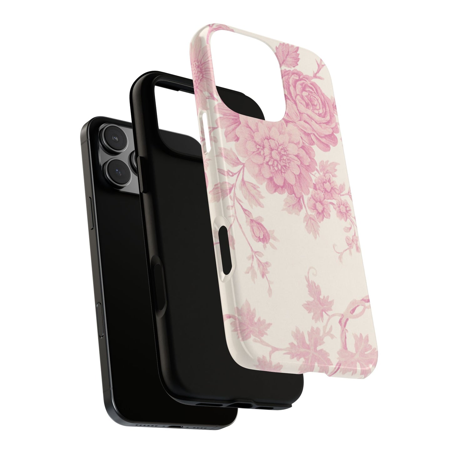 Vintage Pink Florals - iPhone Case