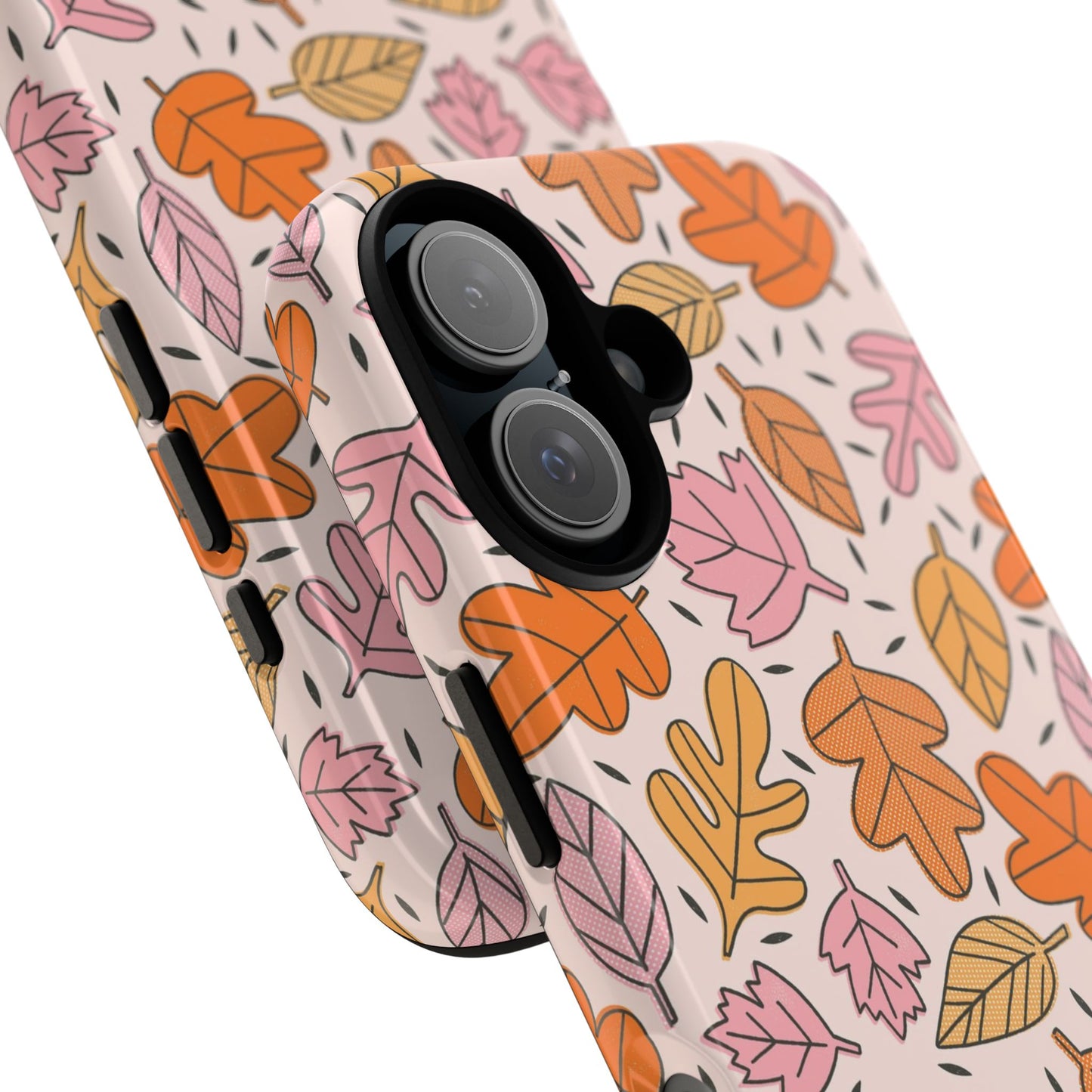 Doodled Fall Leaves - iPhone Case