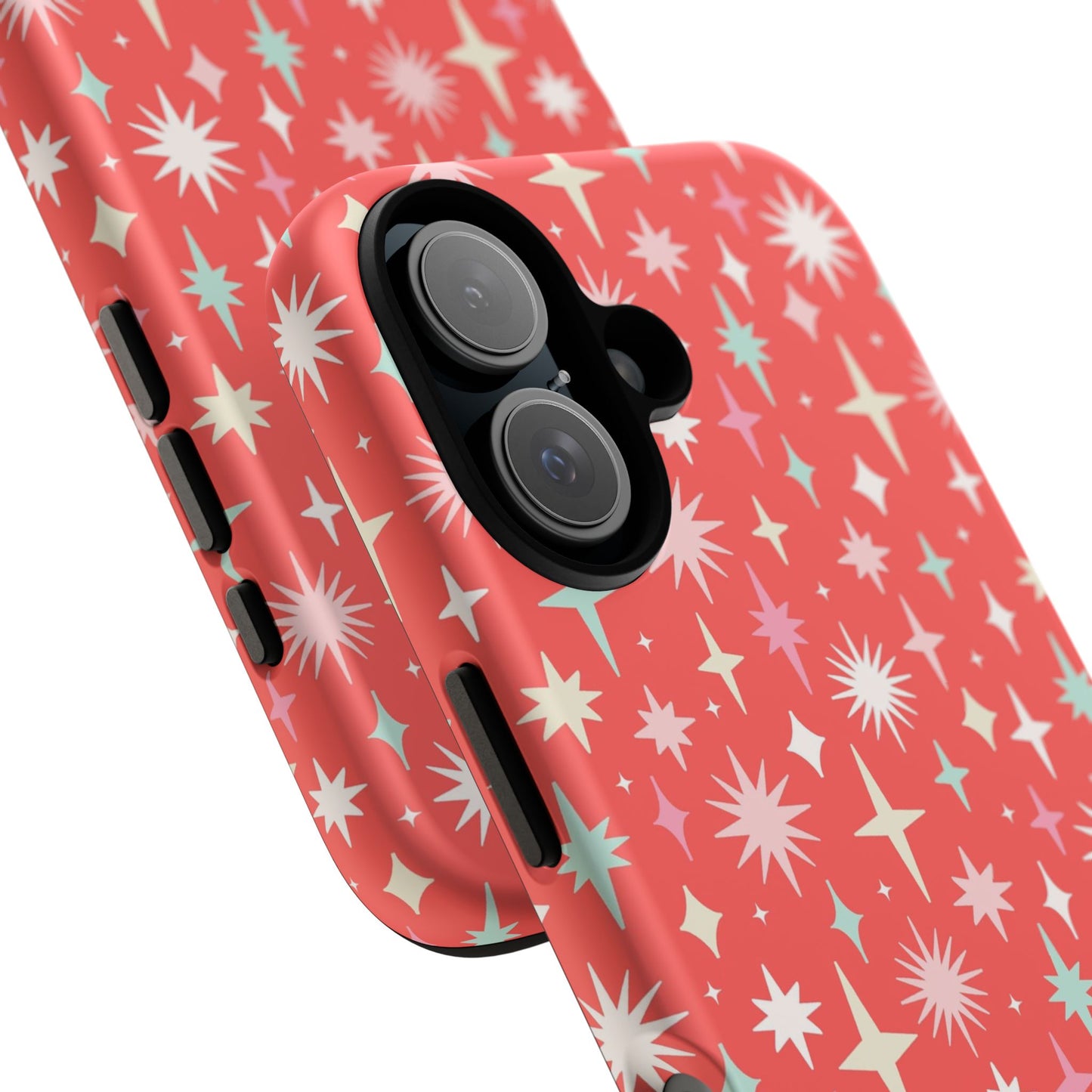 Red Christmas Stars - iPhone Case