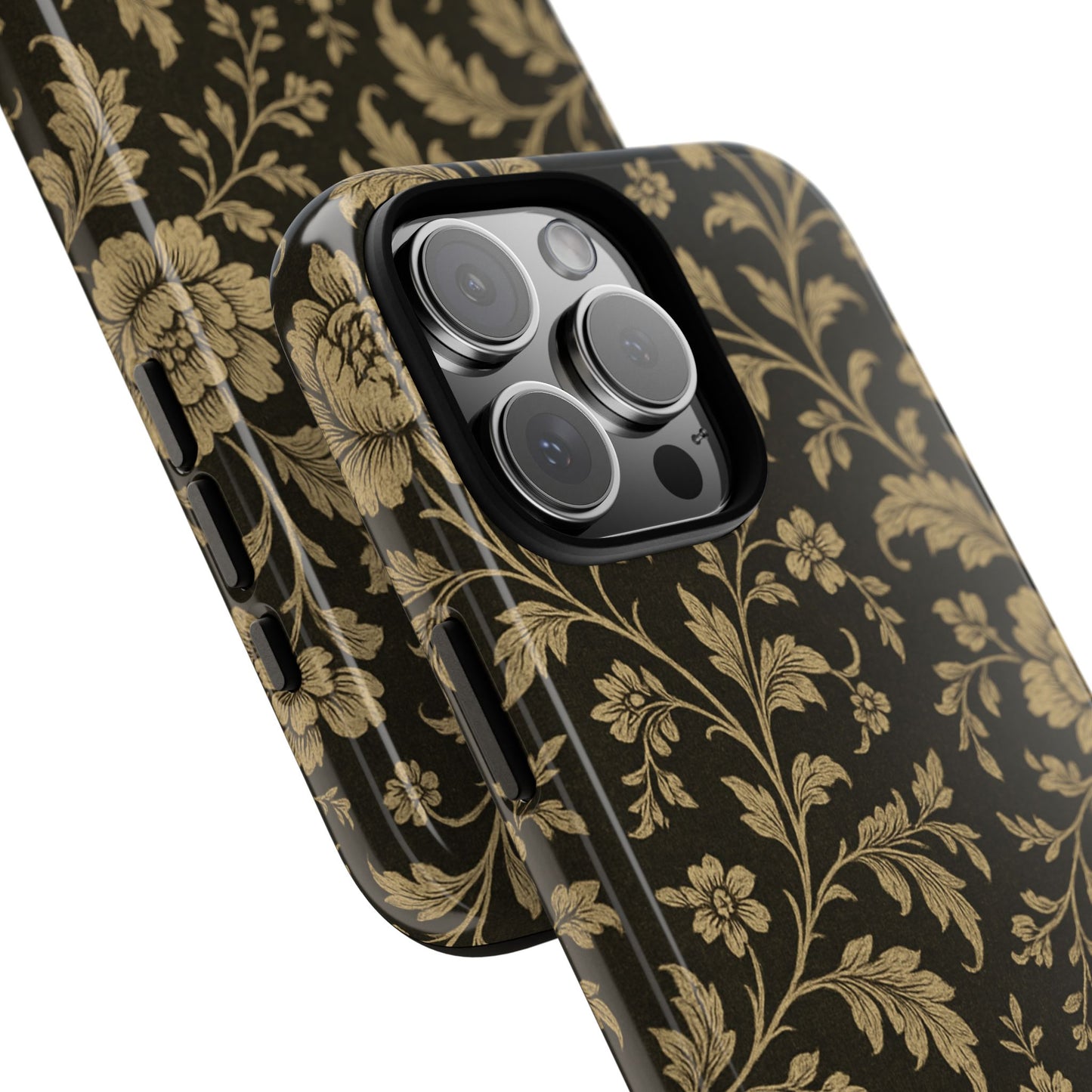 Moody Autumn Vintage Florals - iPhone Case