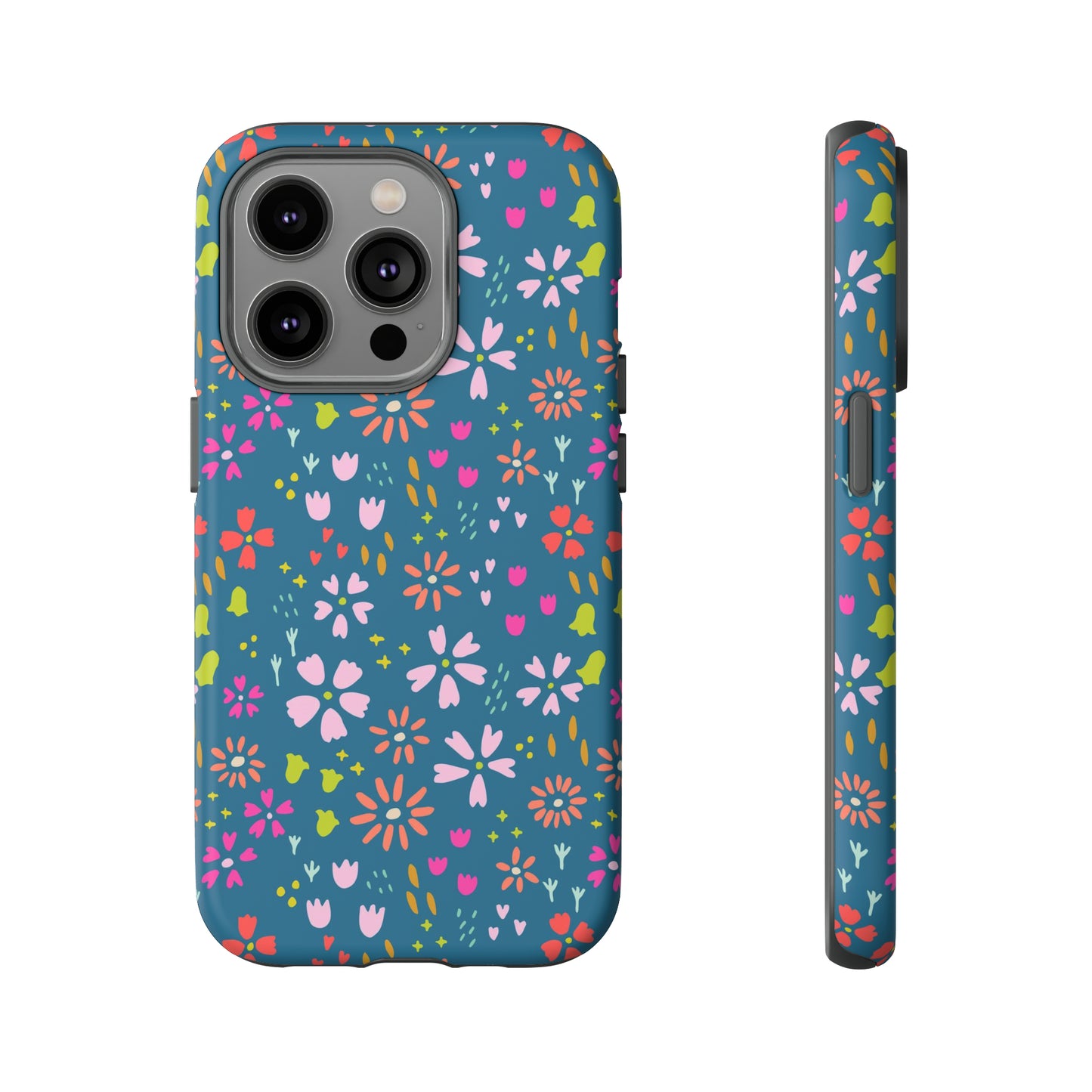 Blue Spring Florals - iPhone Case