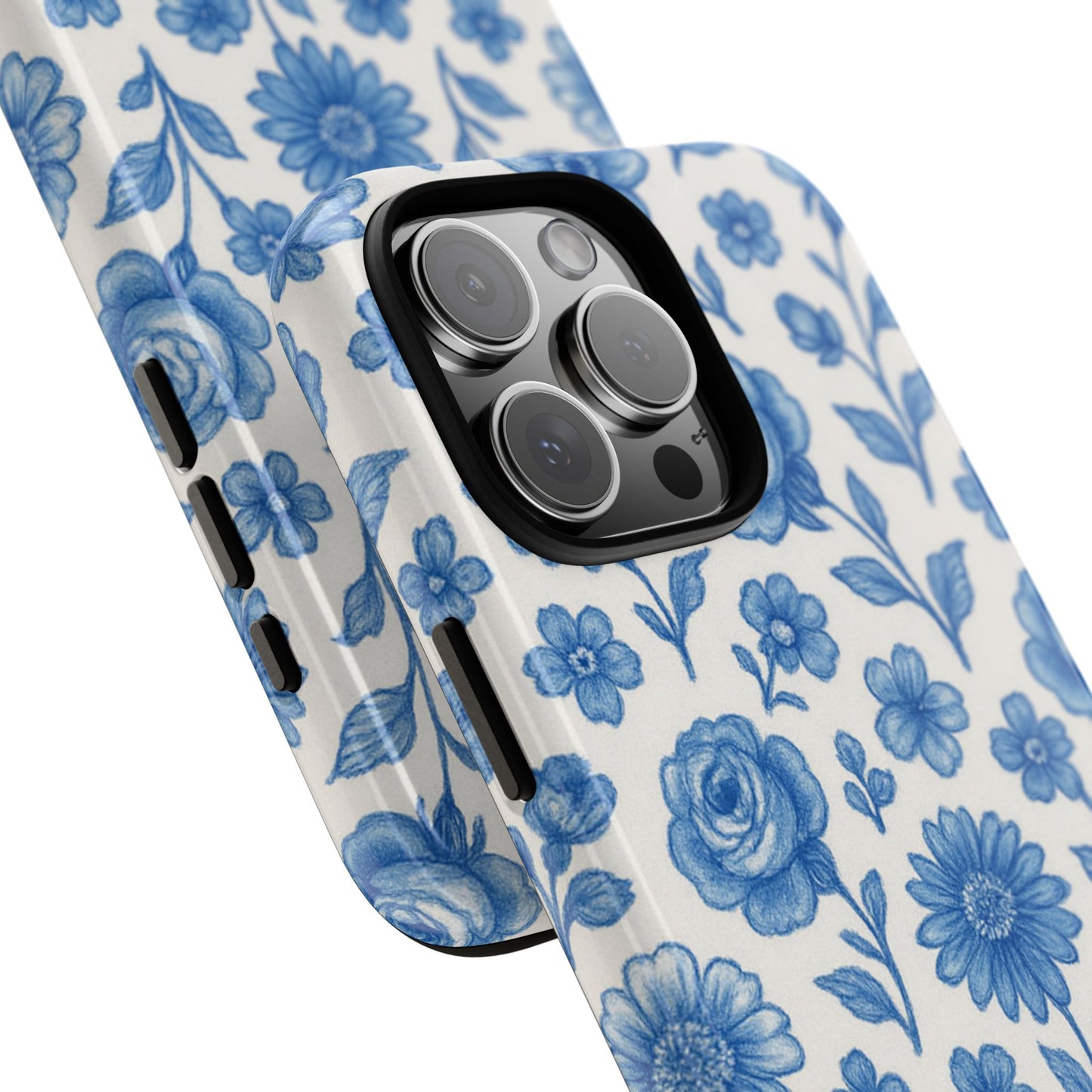 Blue Flowers - iPhone Case