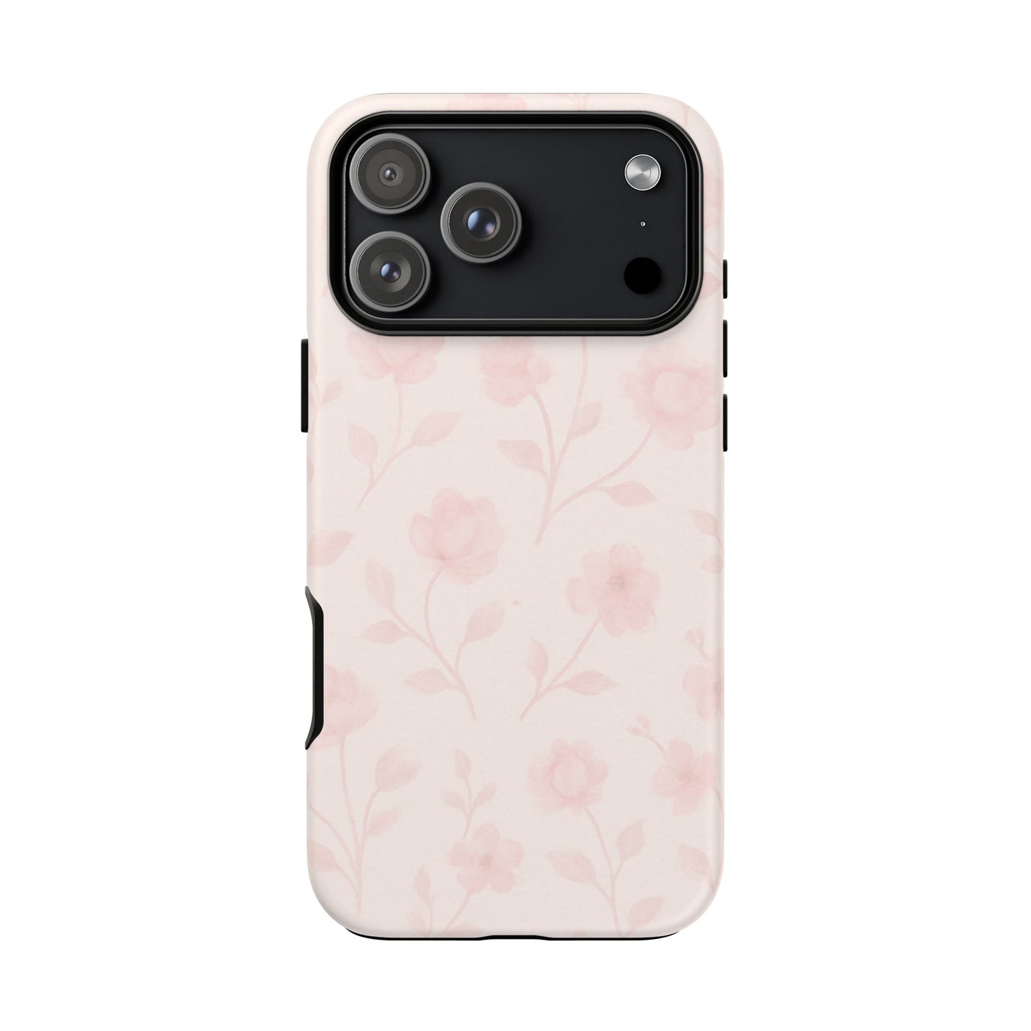 Ballet Pink Vintage Florals - iPhone Case