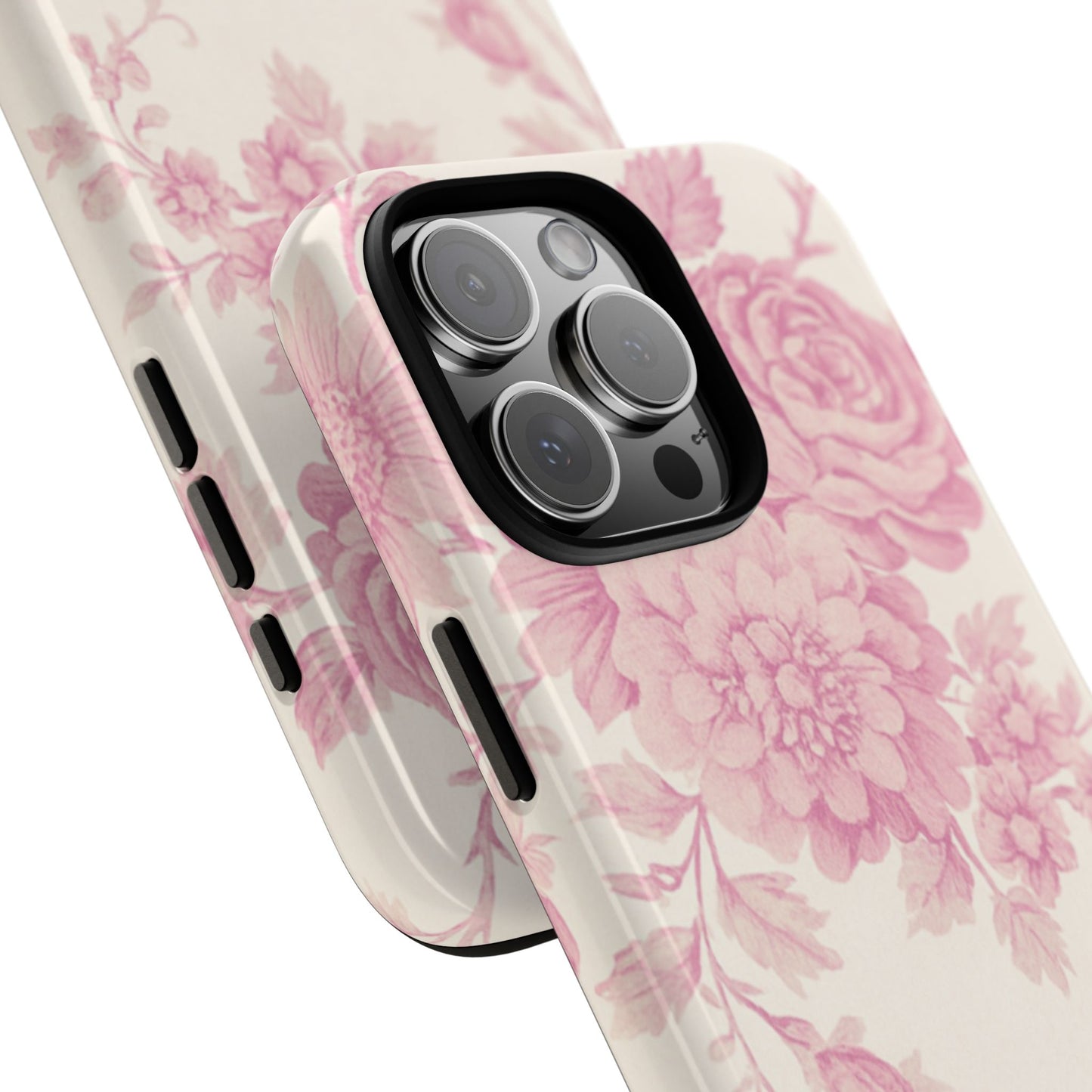 Vintage Pink Florals - iPhone Case