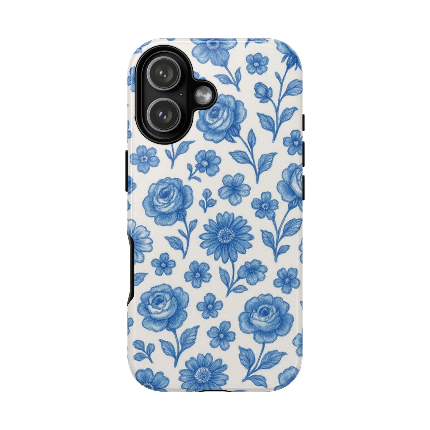Blue Flowers - iPhone Case