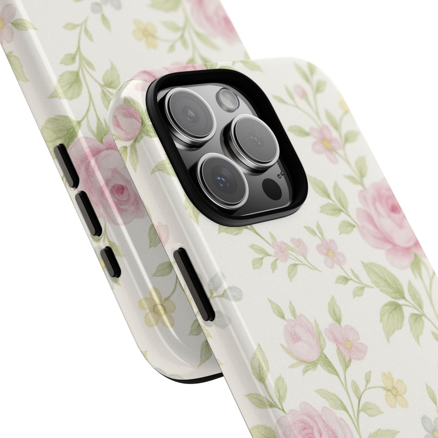 Soft Porcelain Vintage Florals - iPhone Case