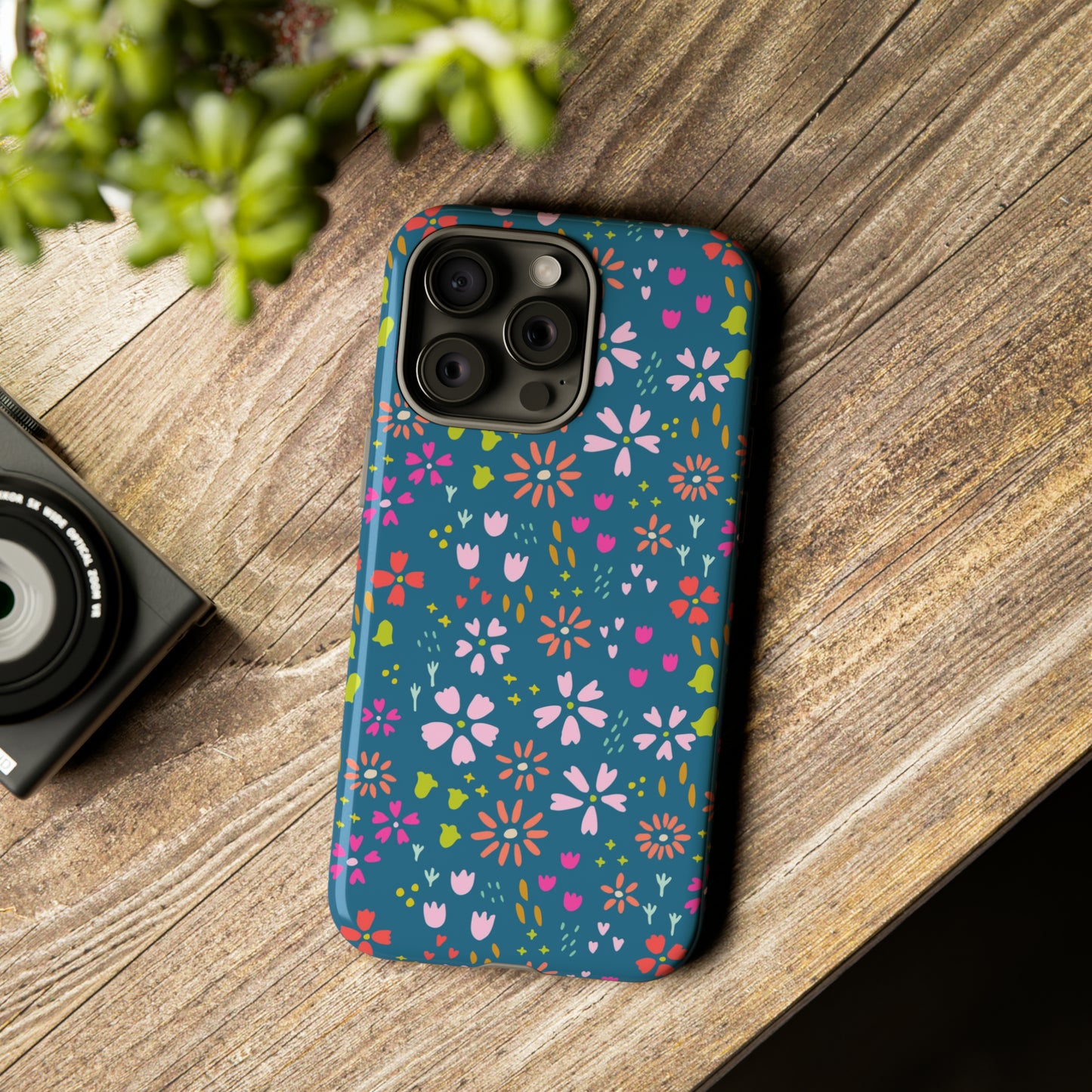 Blue Spring Florals - iPhone Case