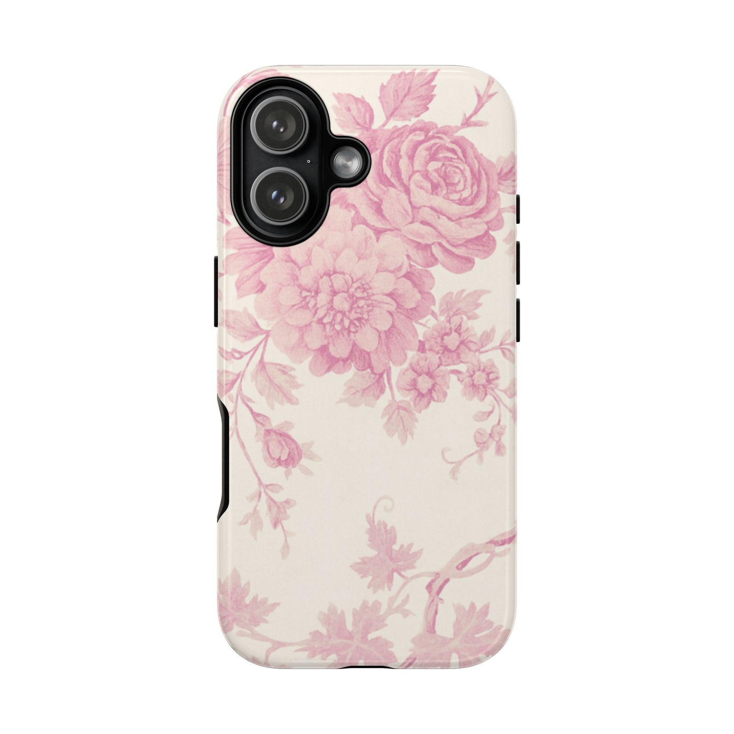 Vintage Pink Florals - iPhone Case