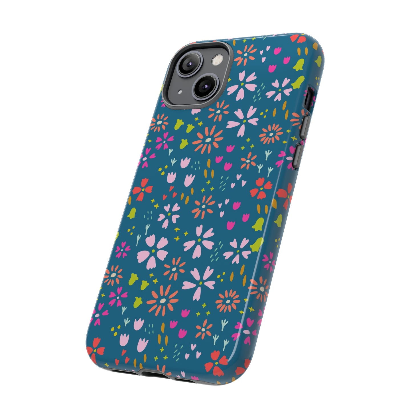 Blue Spring Florals - iPhone Case