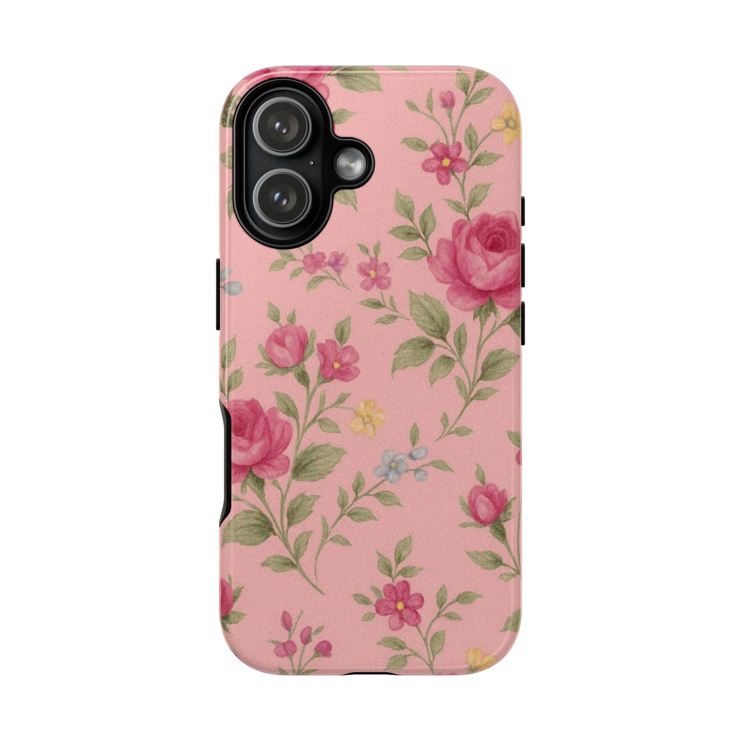 Pink Porcelain Vintage Florals - iPhone Case