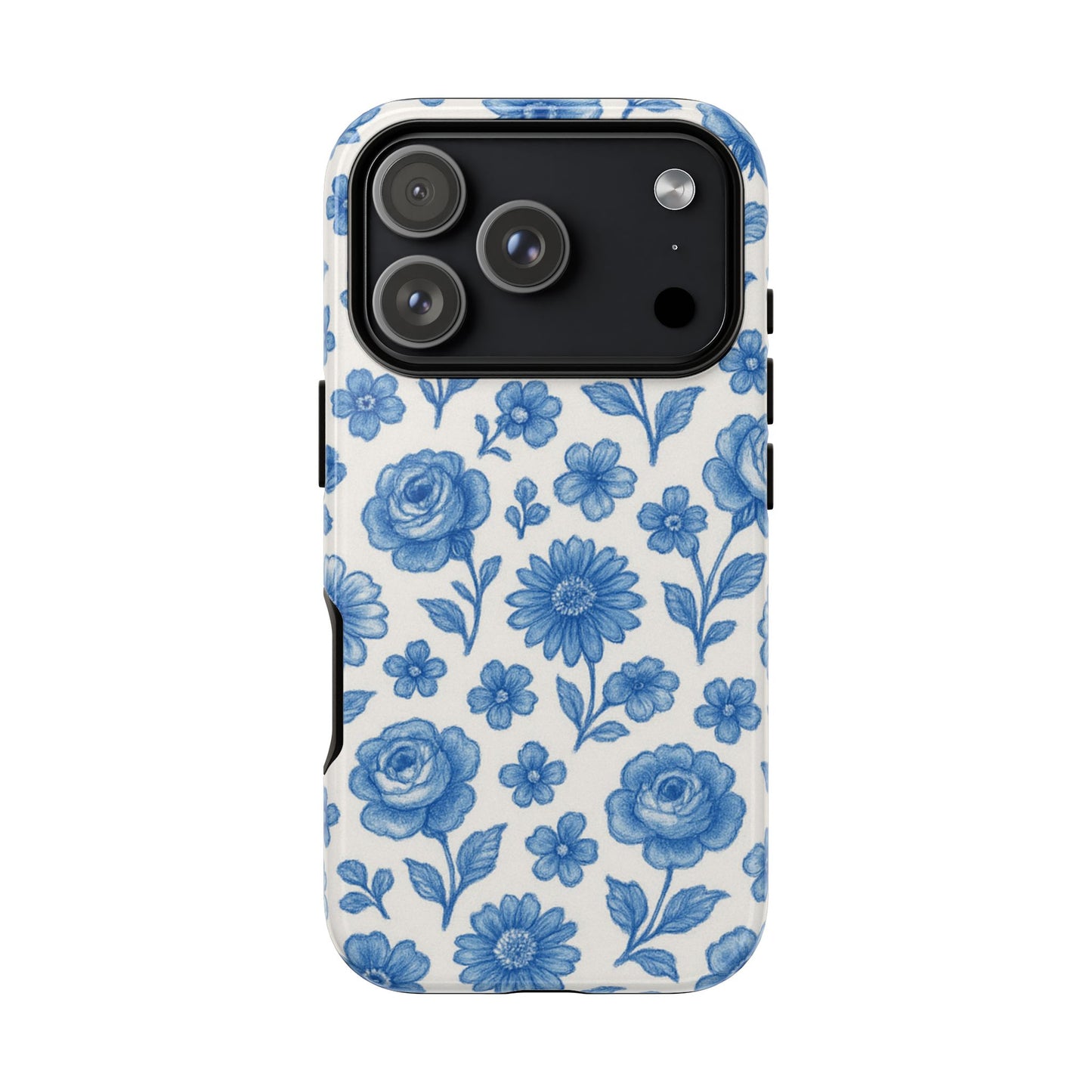 Blue Flowers - iPhone Case