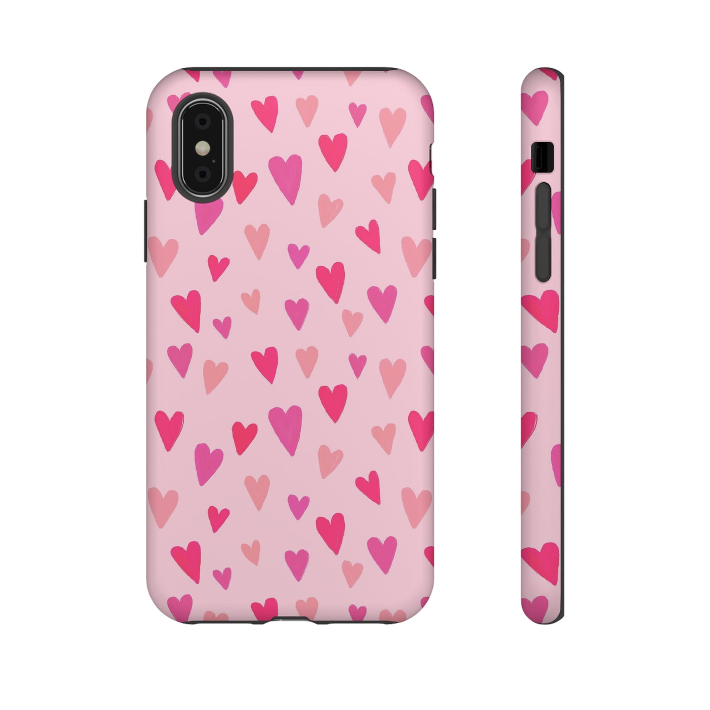 Pink Hearts Valentine iPhone Case
