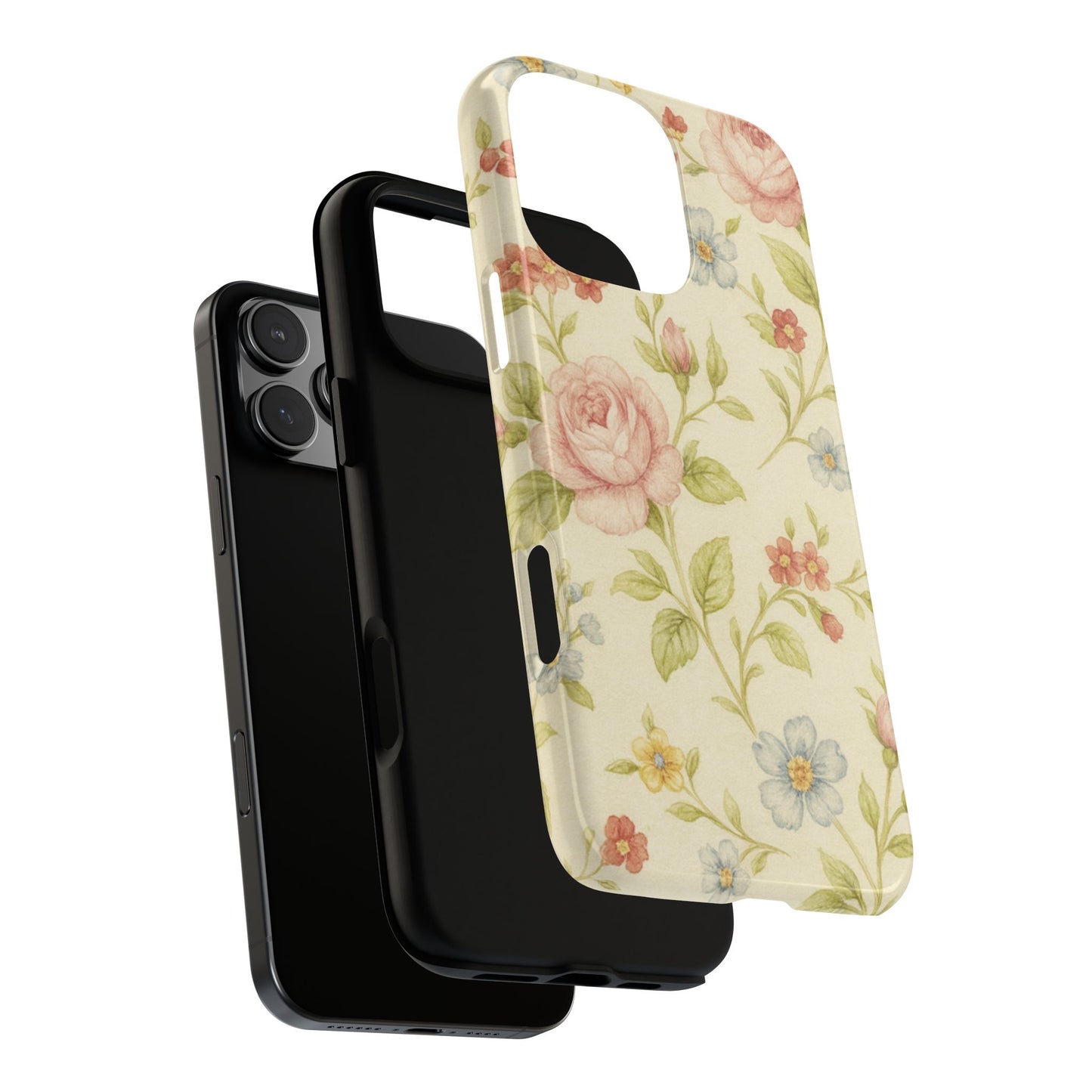 Porcelain Vintage Florals - iPhone Case