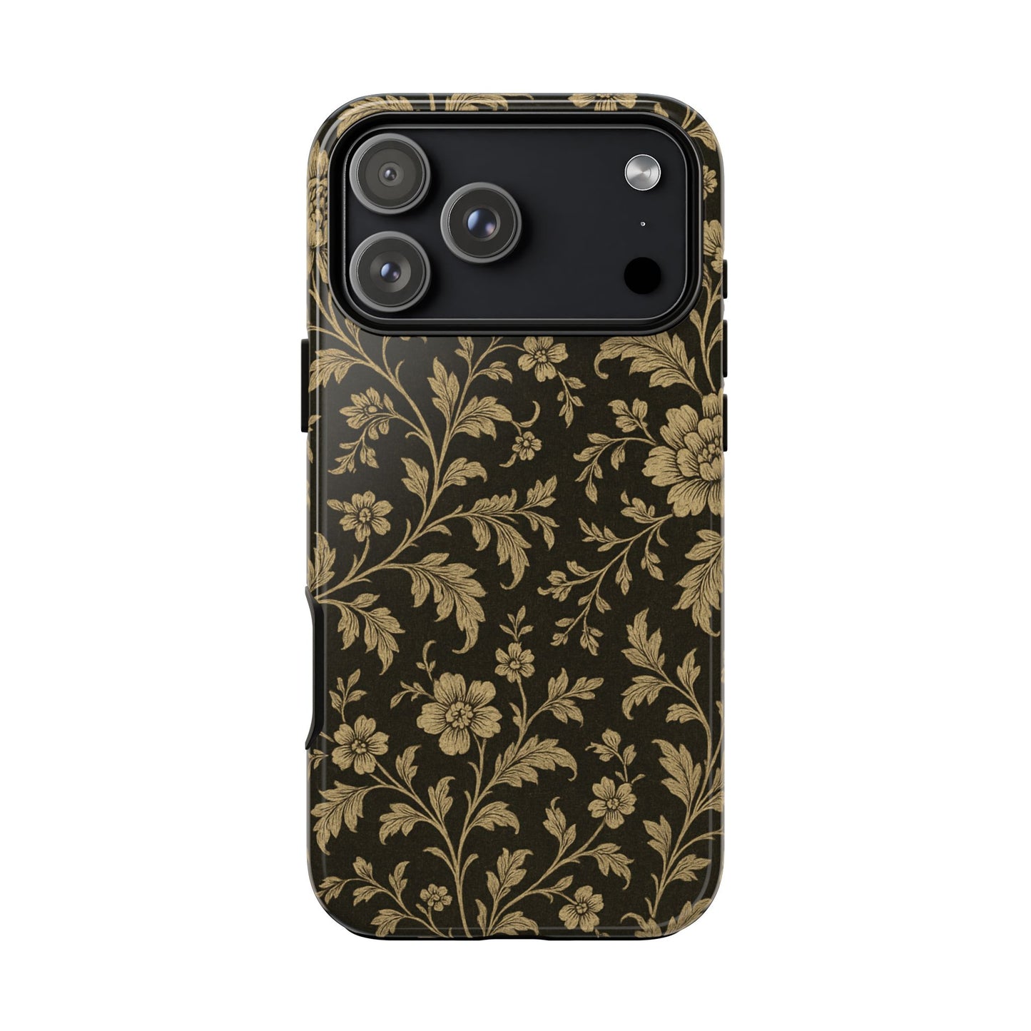 Moody Autumn Vintage Florals - iPhone Case