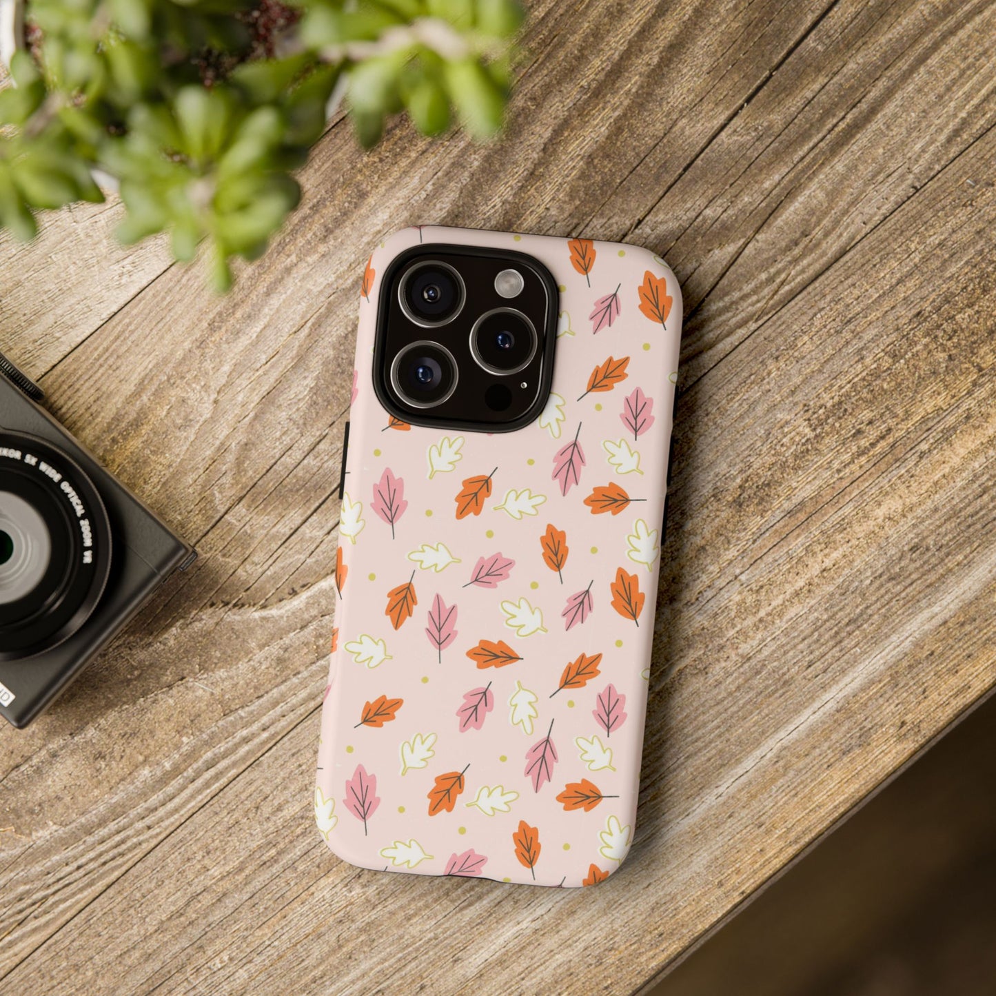 Boho Fall Leaves - iPhone Case