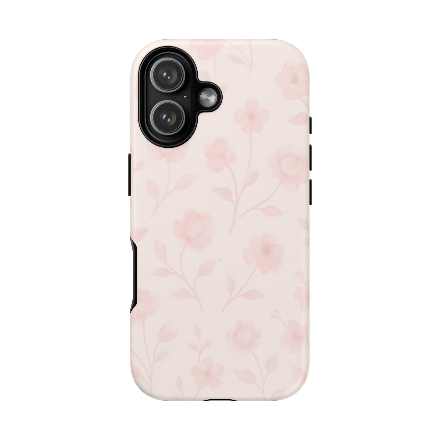 Ballet Pink Vintage Florals - iPhone Case