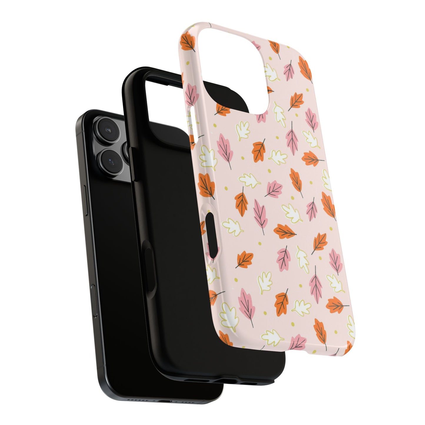 Boho Fall Leaves - iPhone Case