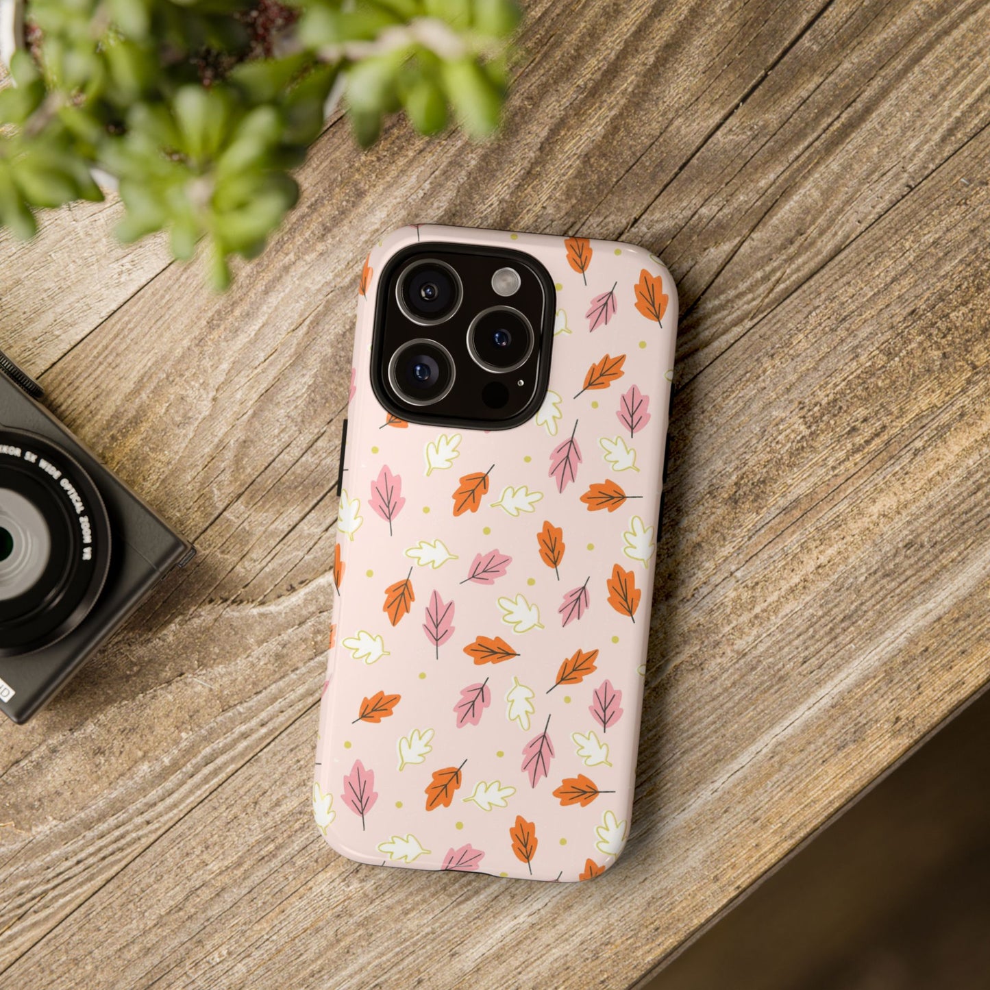 Boho Fall Leaves - iPhone Case