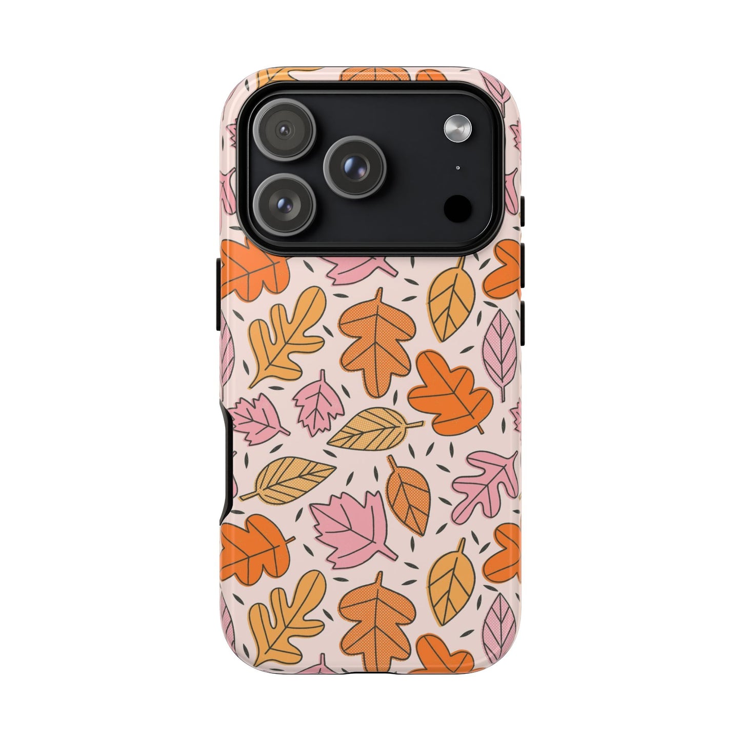 Doodled Fall Leaves - iPhone Case