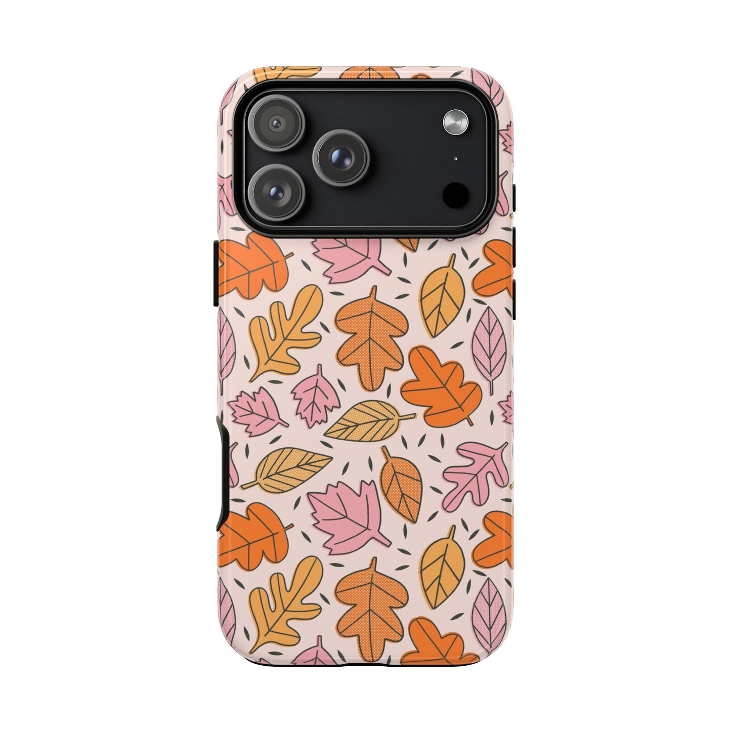 Doodled Fall Leaves - iPhone Case