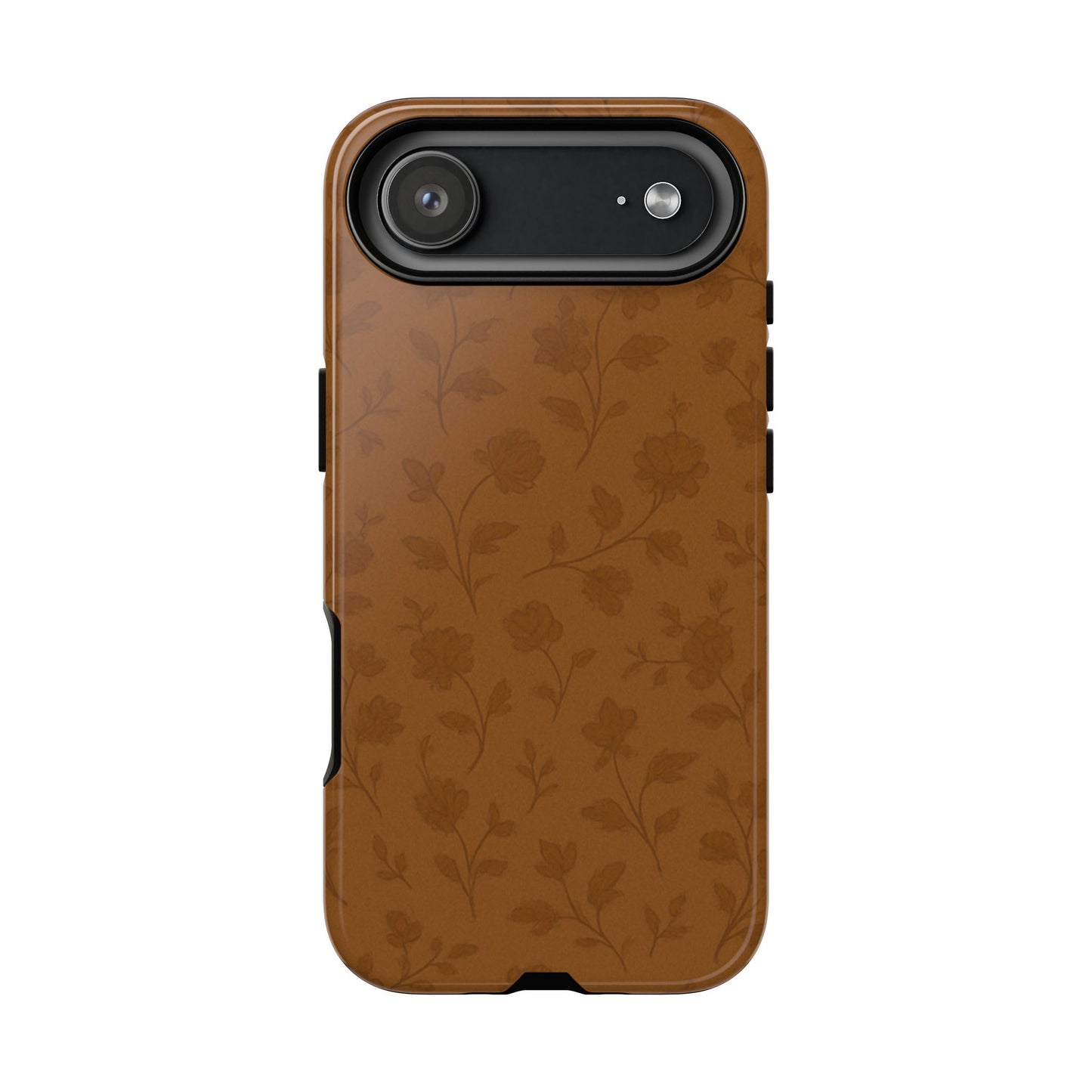 Copper Vintage Florals - iPhone Case