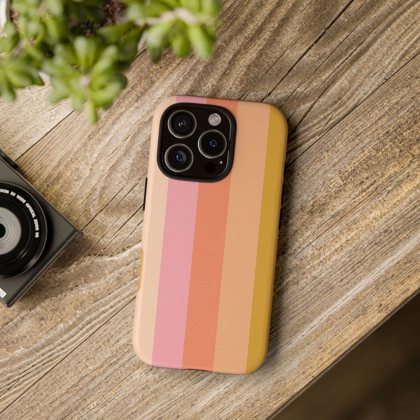 Boho Autumn Stripes - iPhone Case