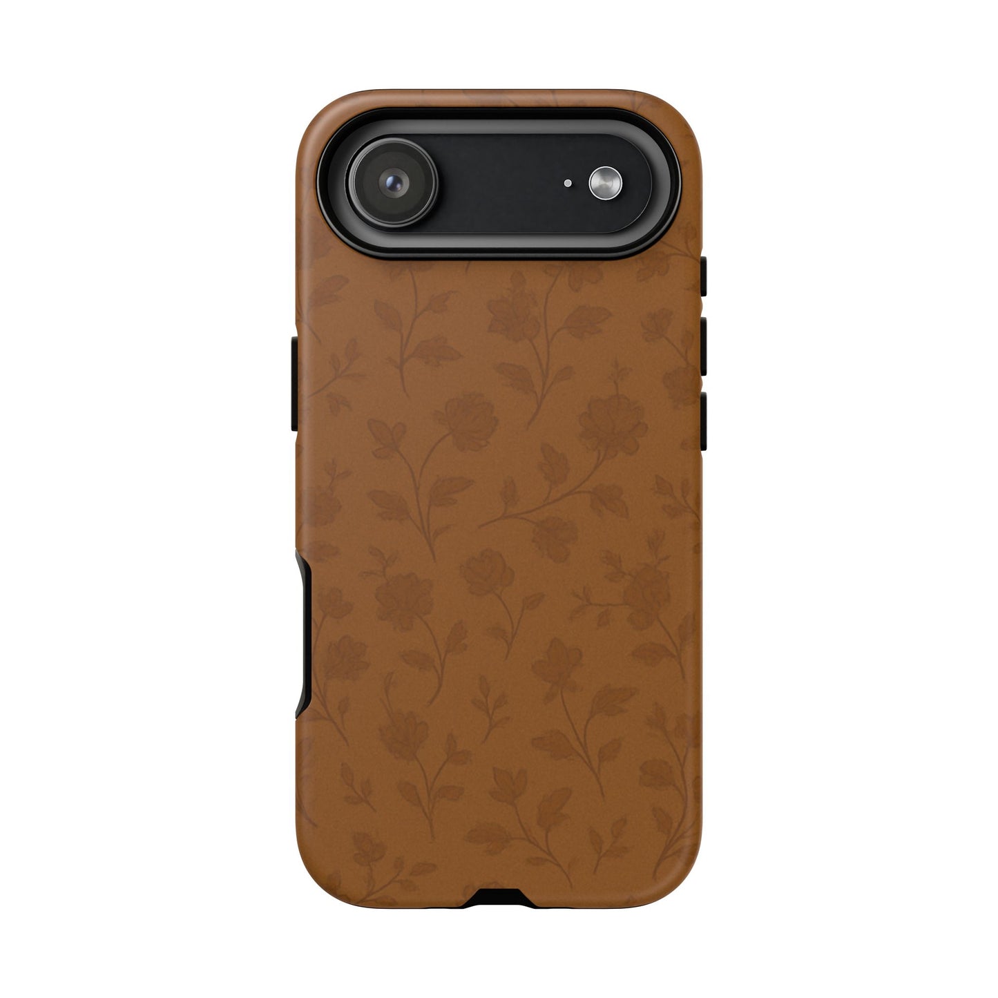 Copper Vintage Florals - iPhone Case