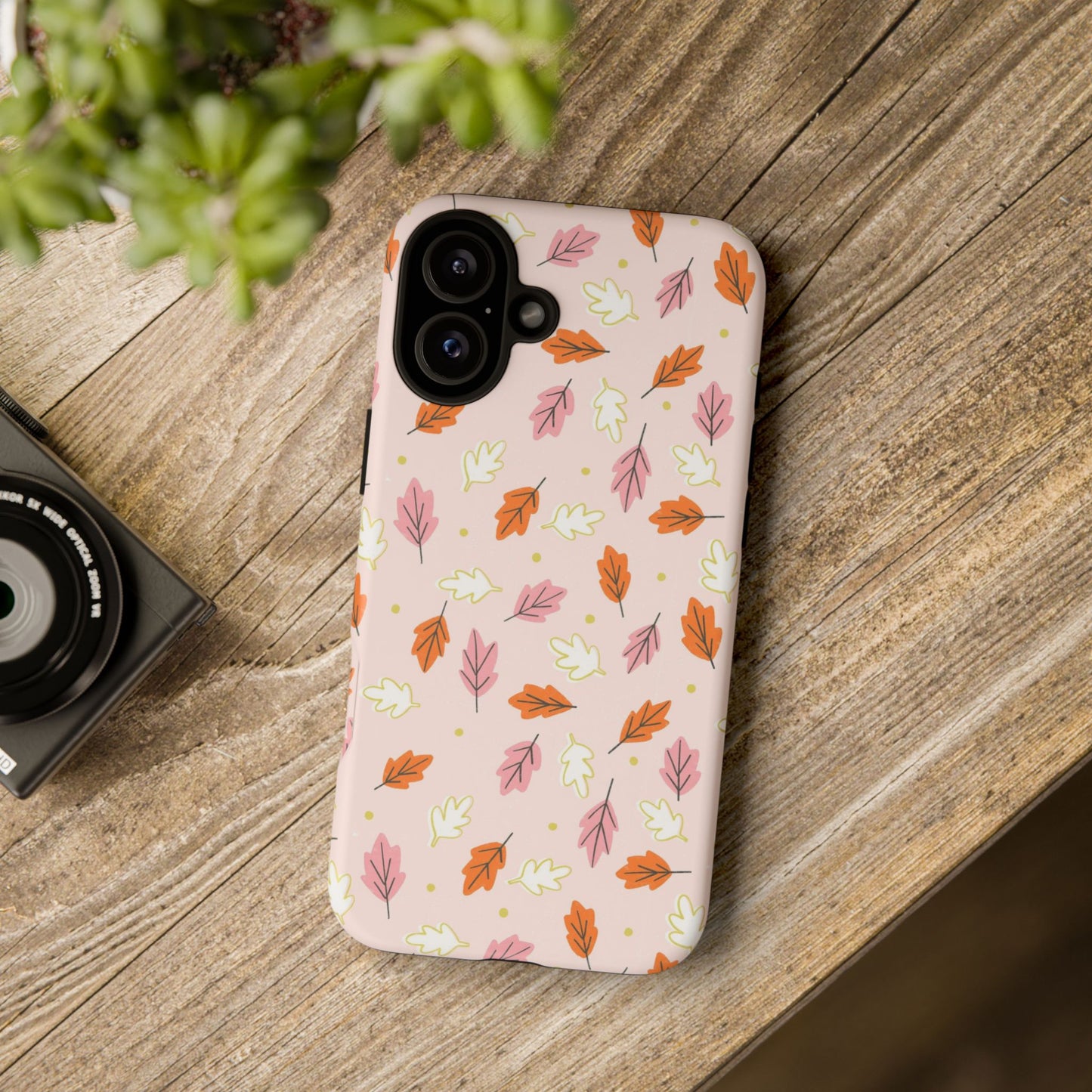 Boho Fall Leaves - iPhone Case
