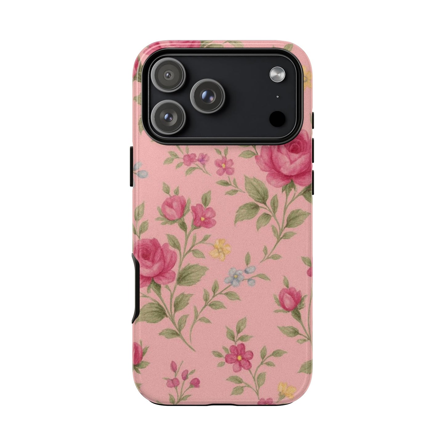 Pink Porcelain Vintage Florals - iPhone Case
