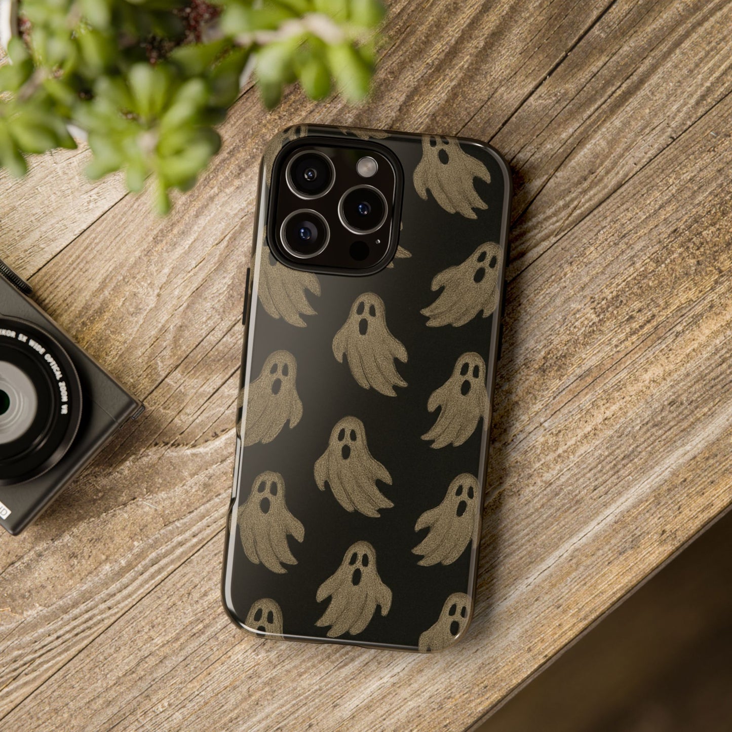 Painted Halloween Ghosts - iPhone Case